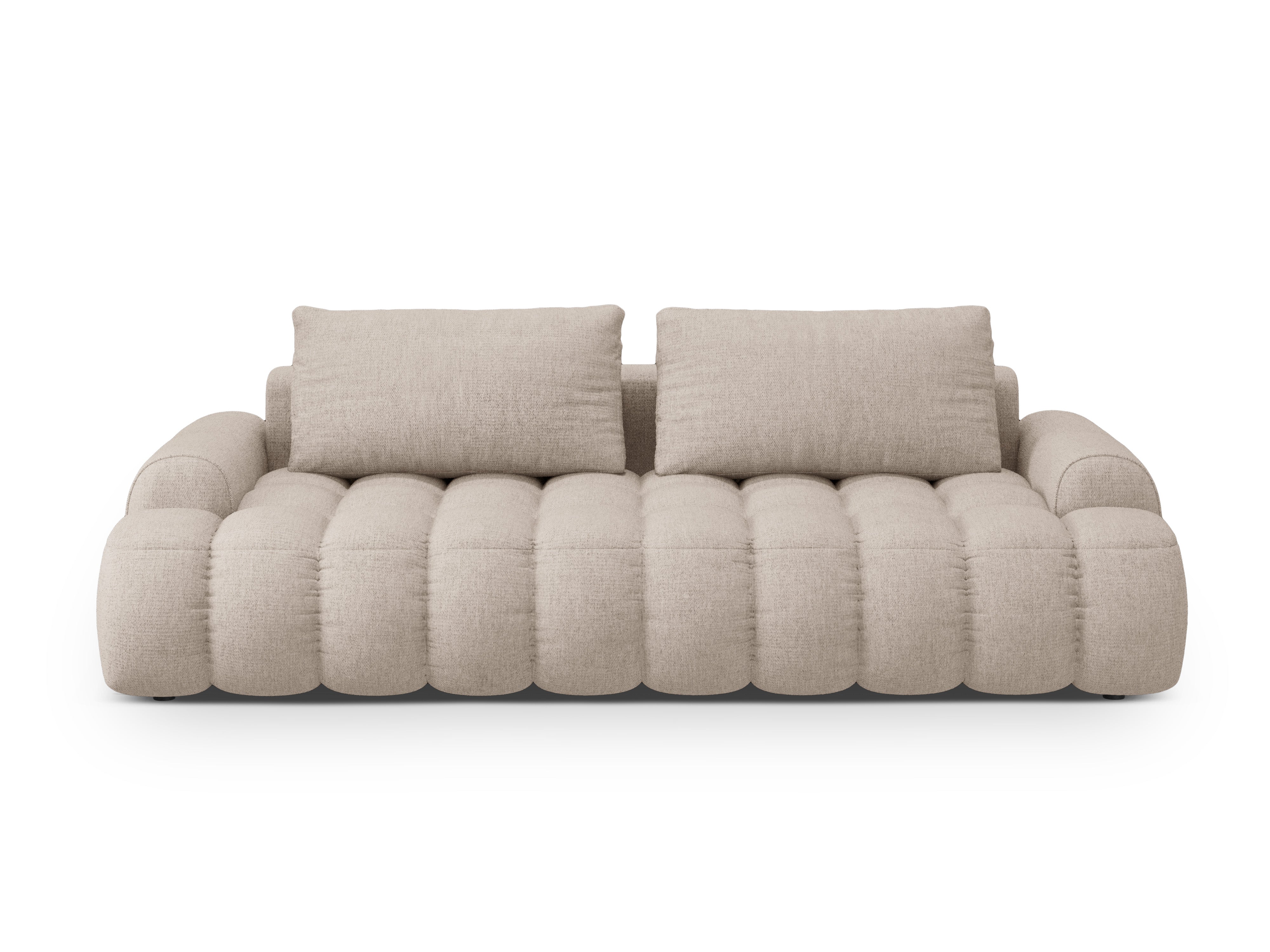 Sofa mit Schlaffunktion für 4 Personen LINZ sandfarben