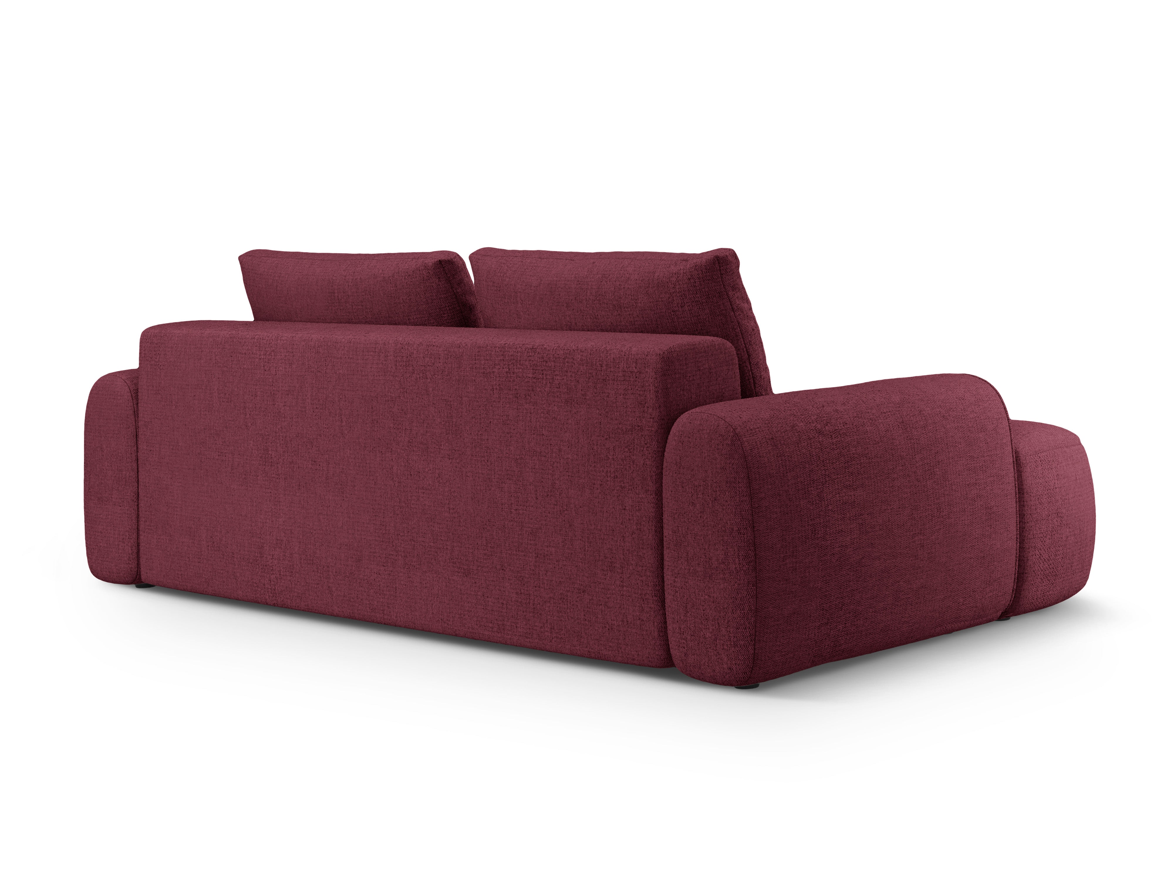 Sofa met slaapfunctie voor 4 personen LINZ bordeauxrood