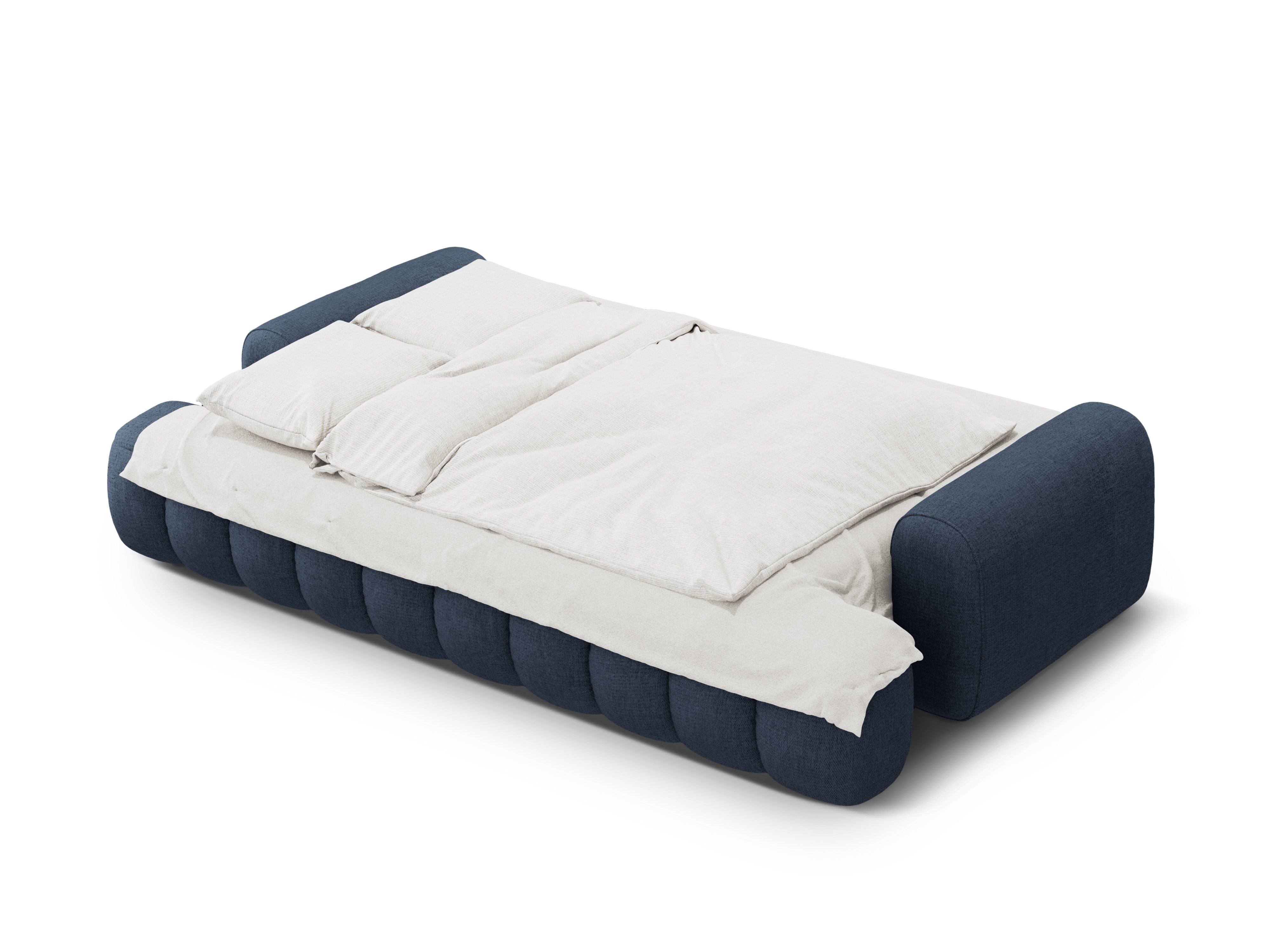 Sofa met slaapfunctie voor 4 personen LINZ blauw
