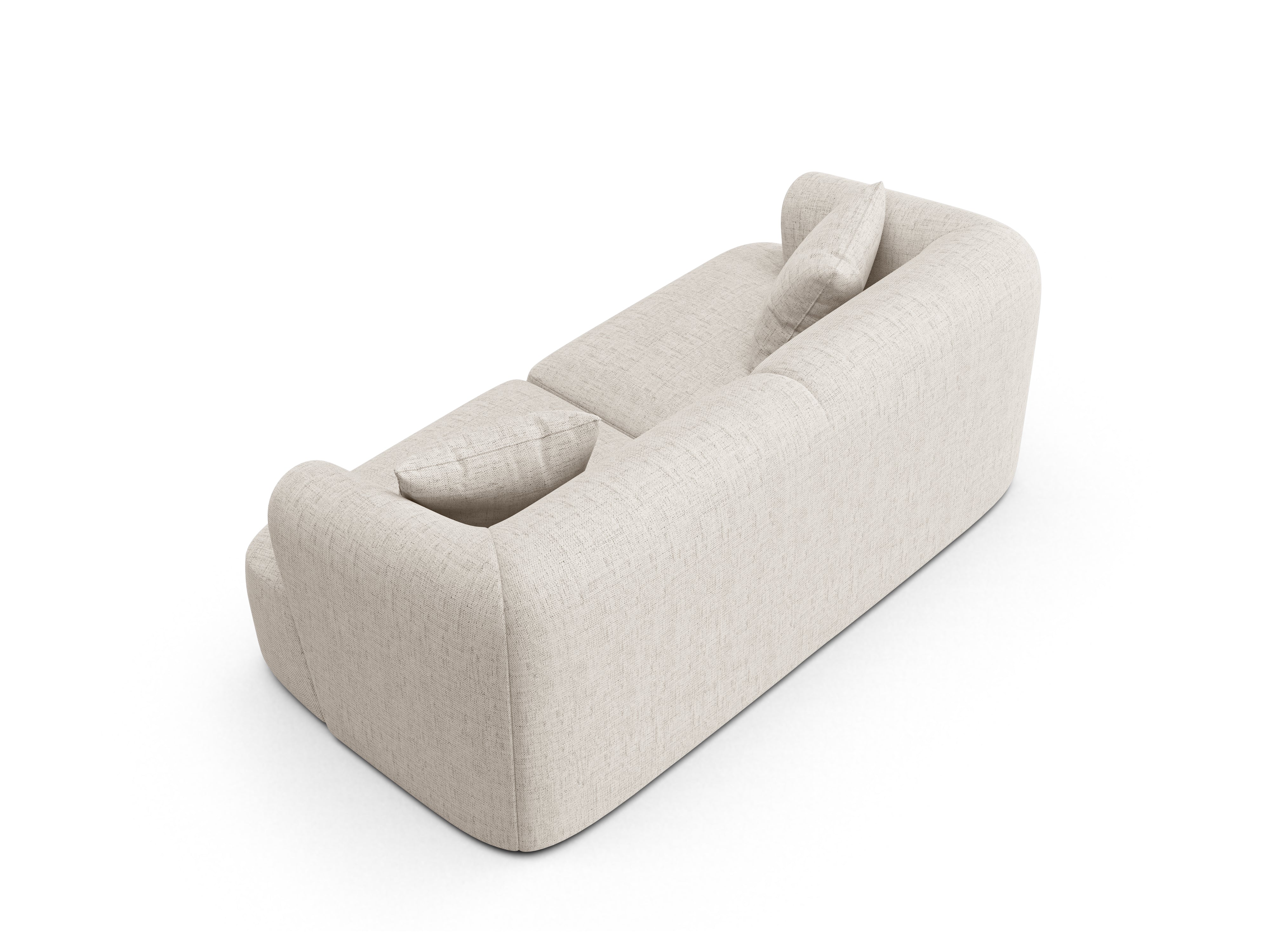 Sofa 2-zits CAMPI crème sjaal