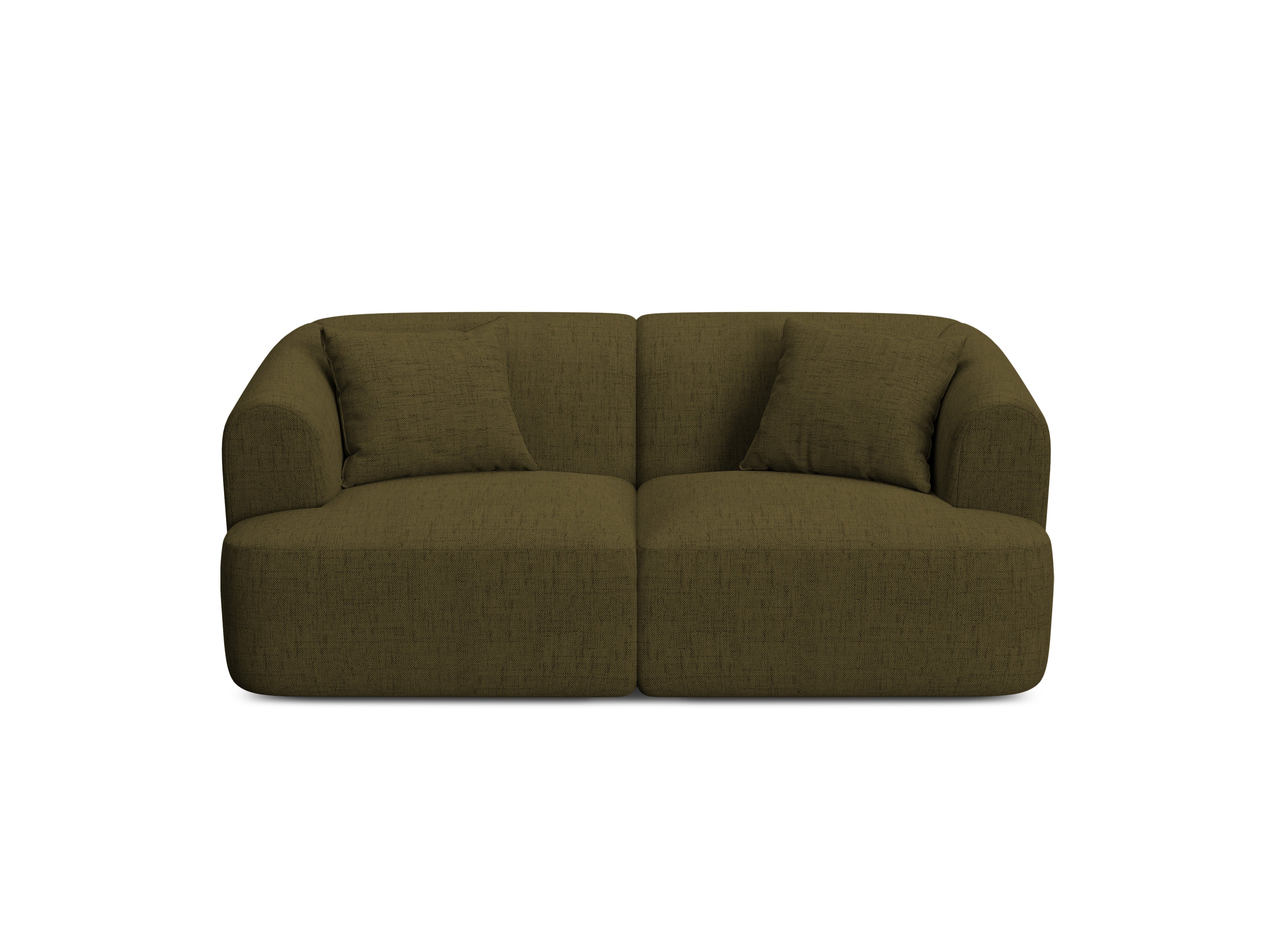 Sofa 2-zits CAMPI groen chenille