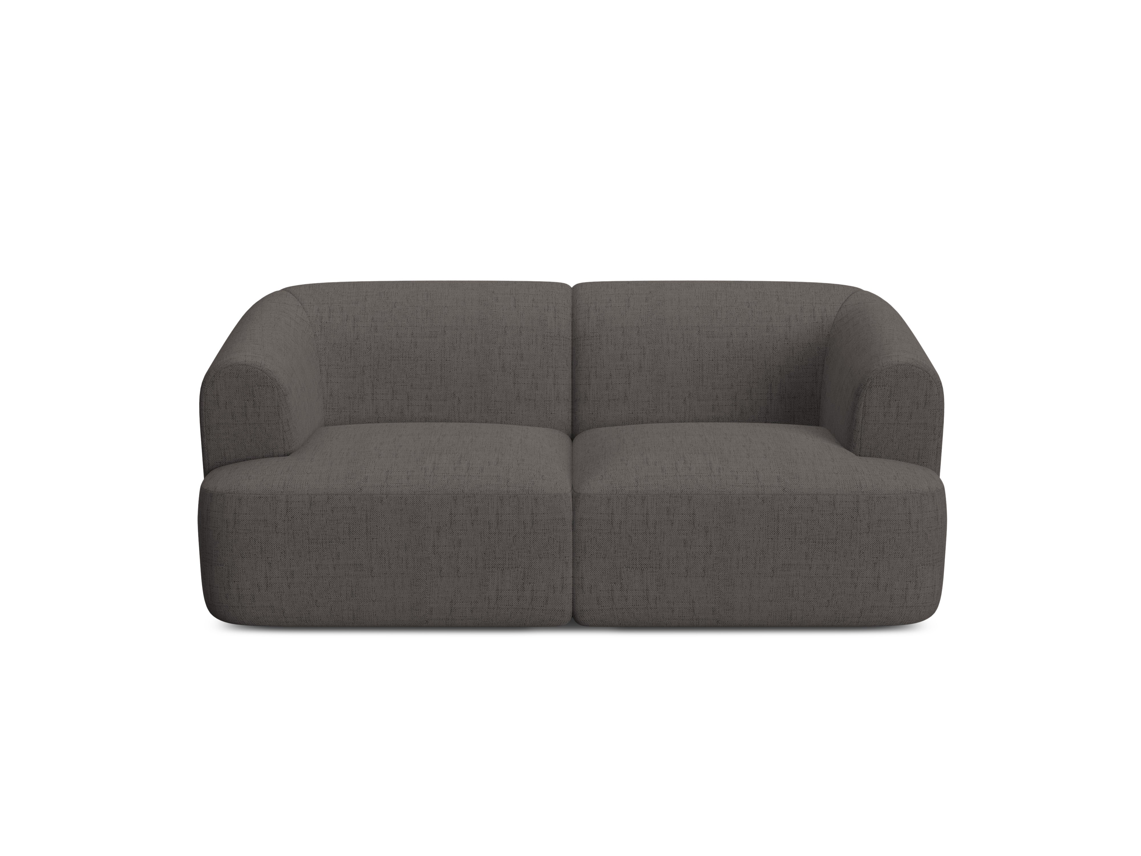 Sofa 2-zits CAMPI grijs sjaal