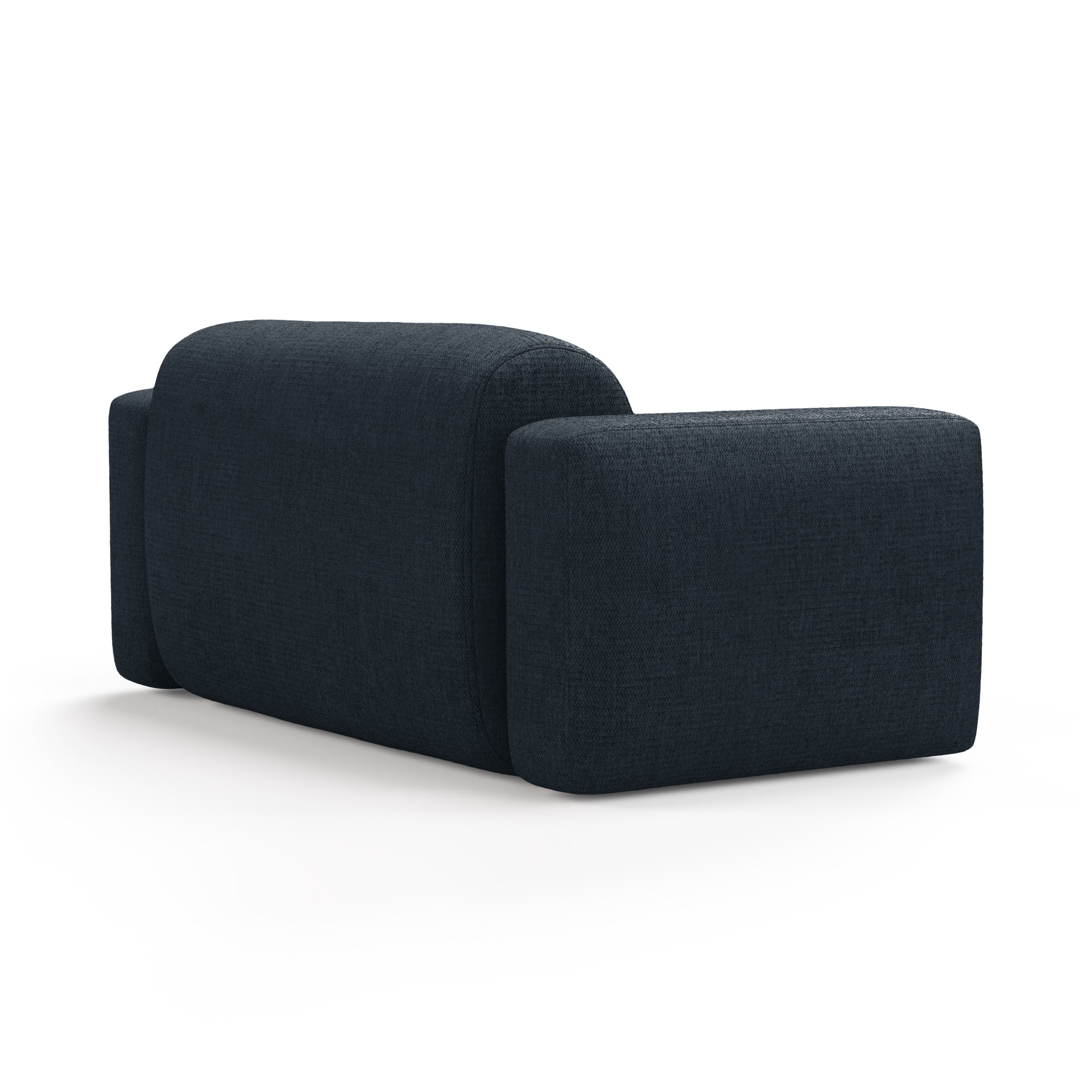 Sofa 2-zits STRINO blauwe chenille