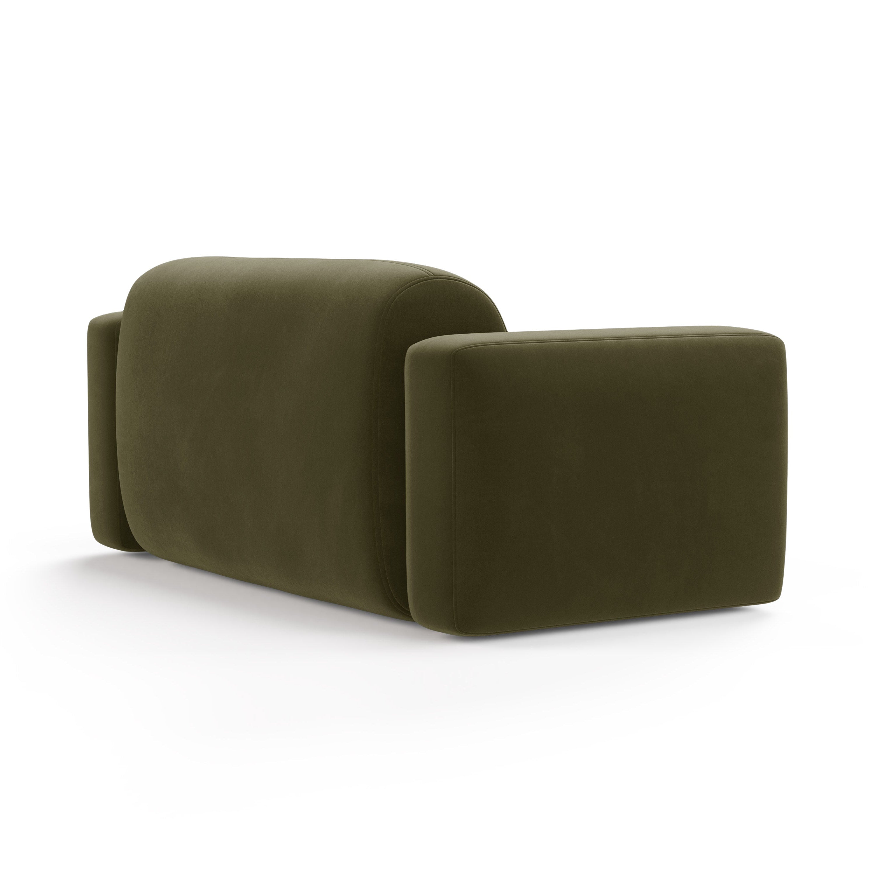 Groene 2-zits fluwelen bank STRINO