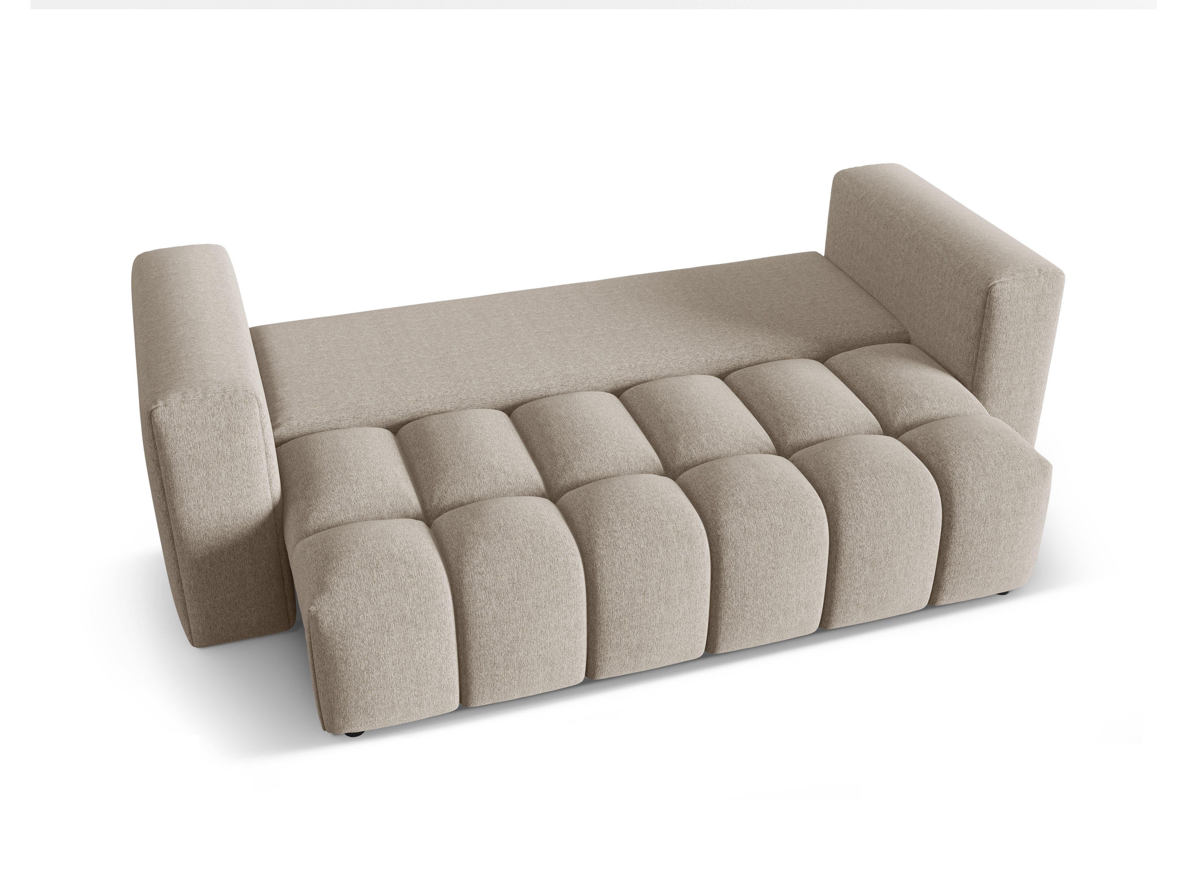 Sofa 3-osobowa z funkcją spania VERONA piaskowy – Cosmopolitan Design