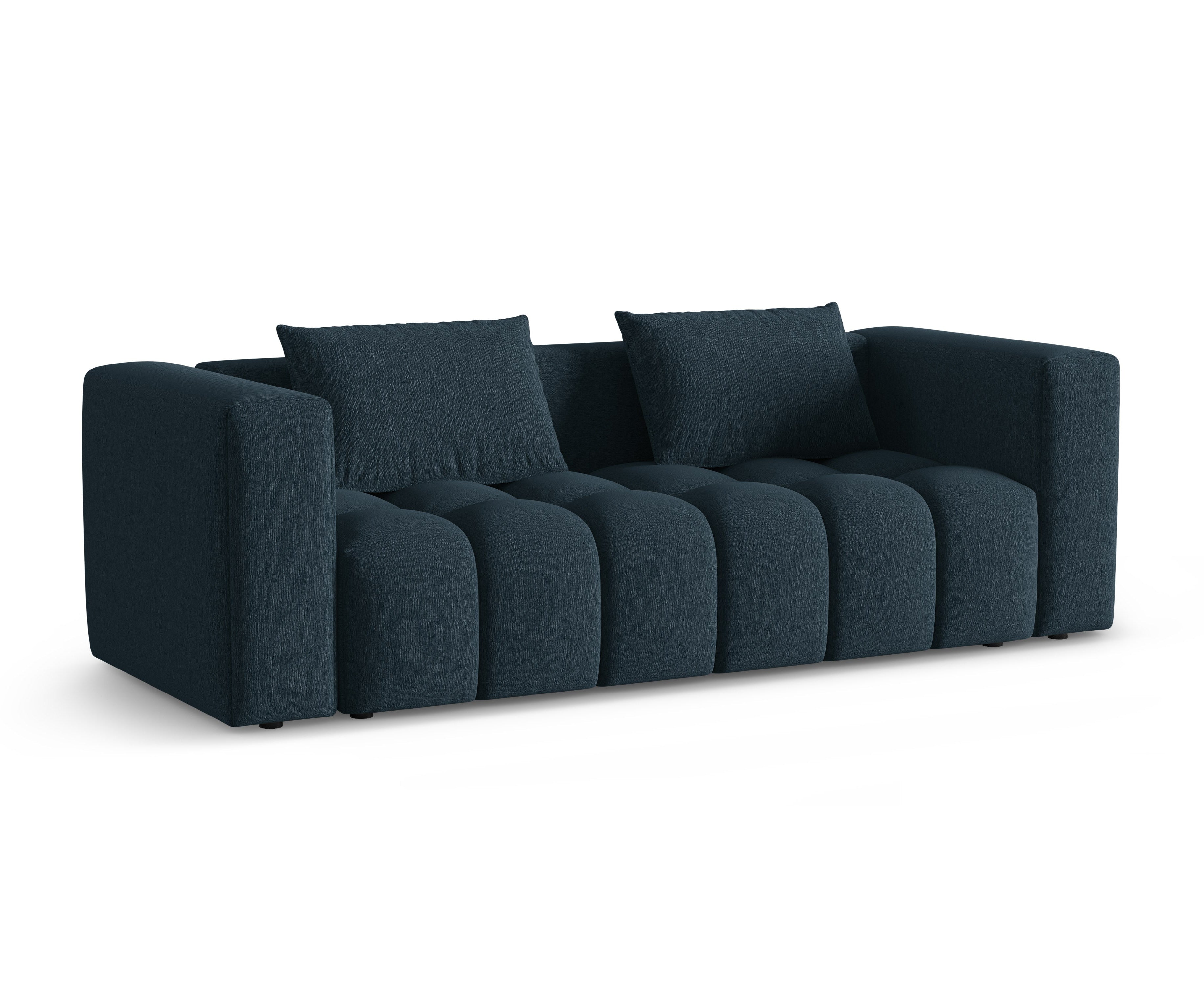 Sofa 3-osobowa z funkcją spania VERONA ciemny niebieski – Cosmopolitan Design