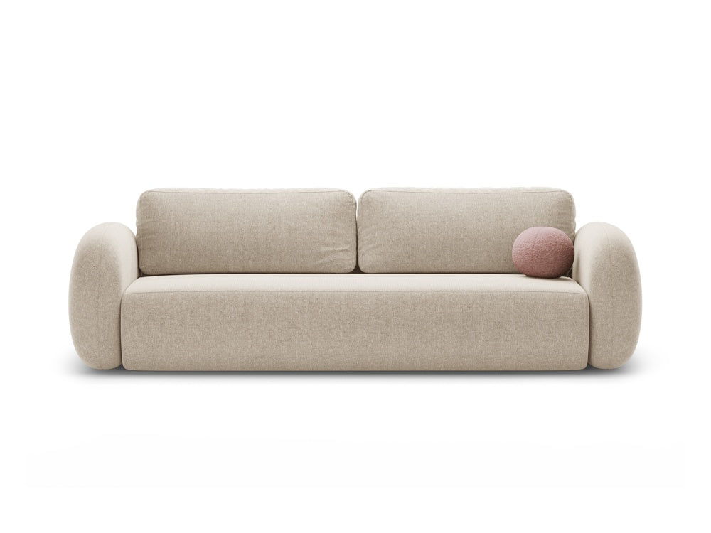 Sofa mit Schlaffunktion 3-sitzig TONALE sandfarben