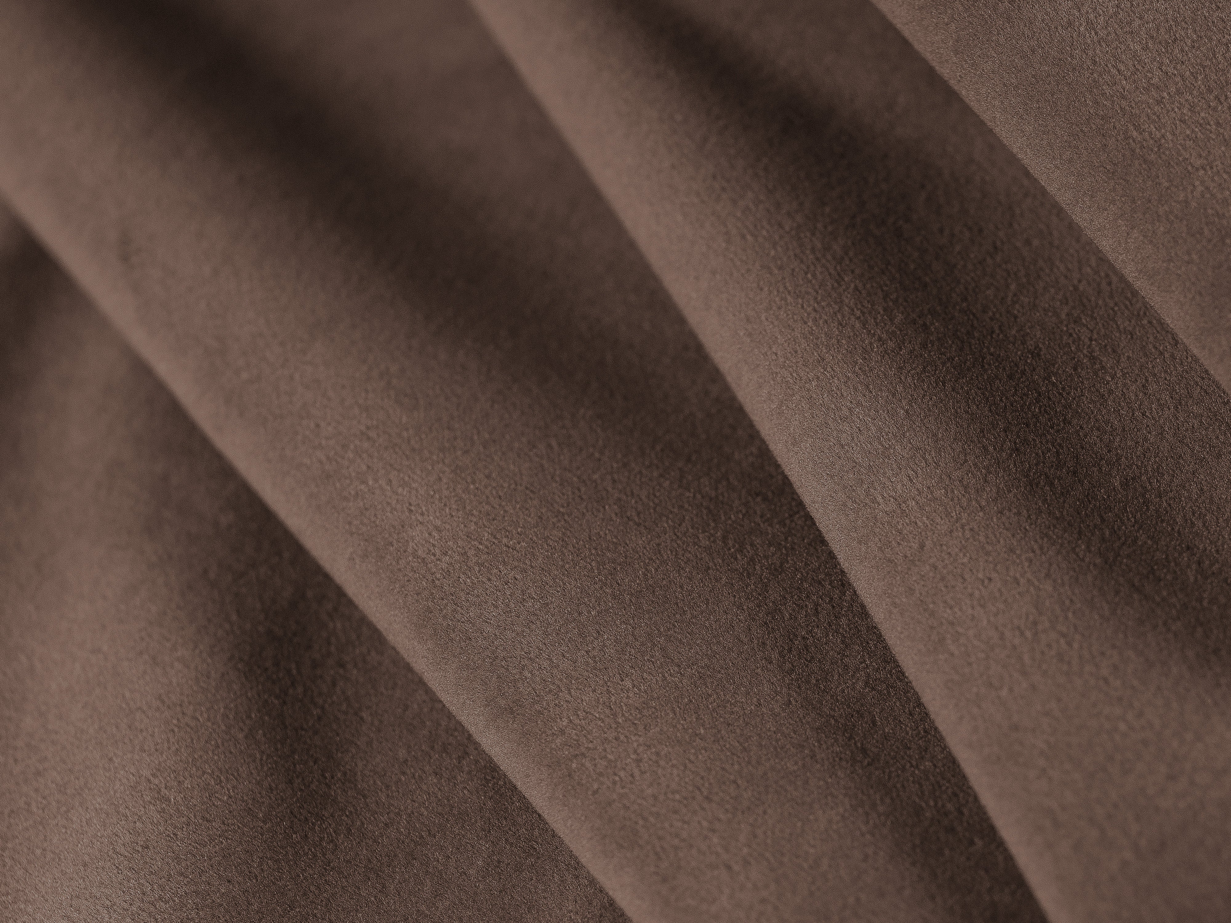 Sofa van fluweel met slaapfunctie MATERA chocolade