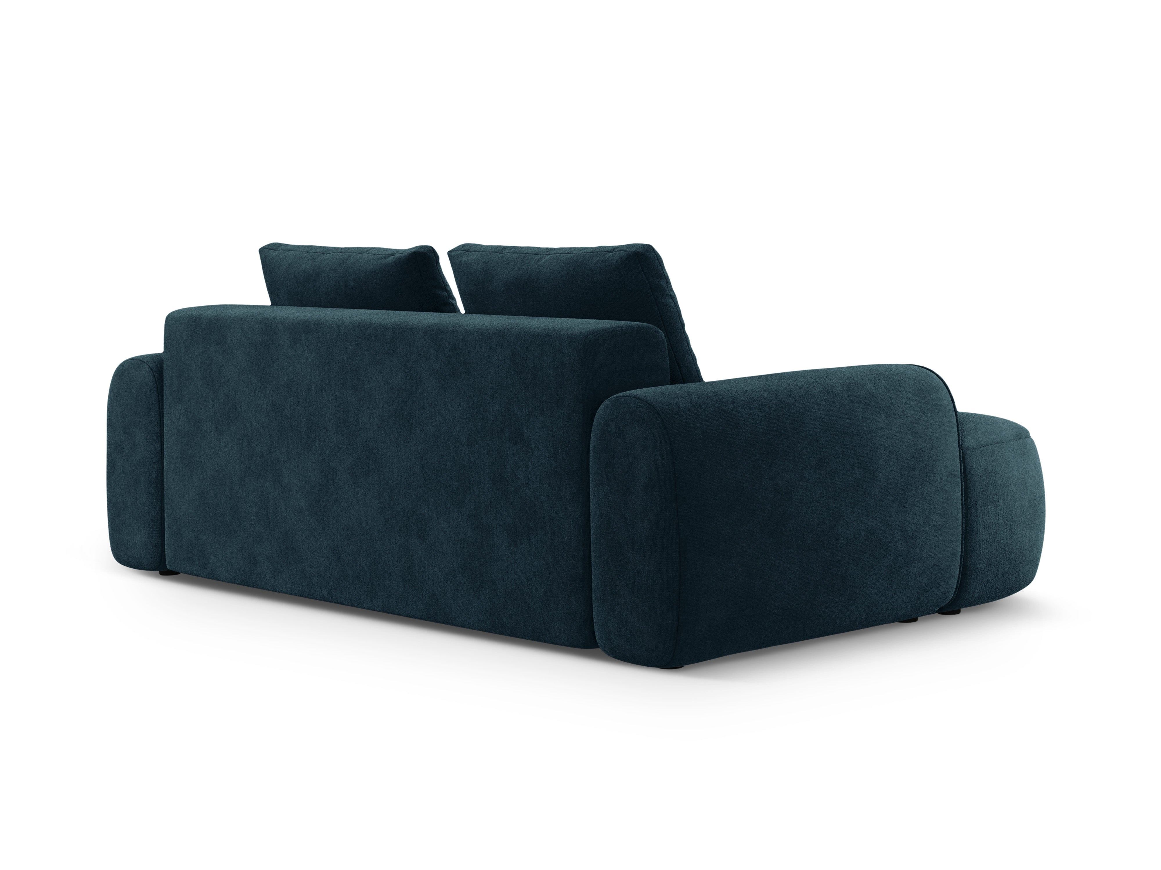 Sofa aus Samt 3-sitzig LINZ petrol