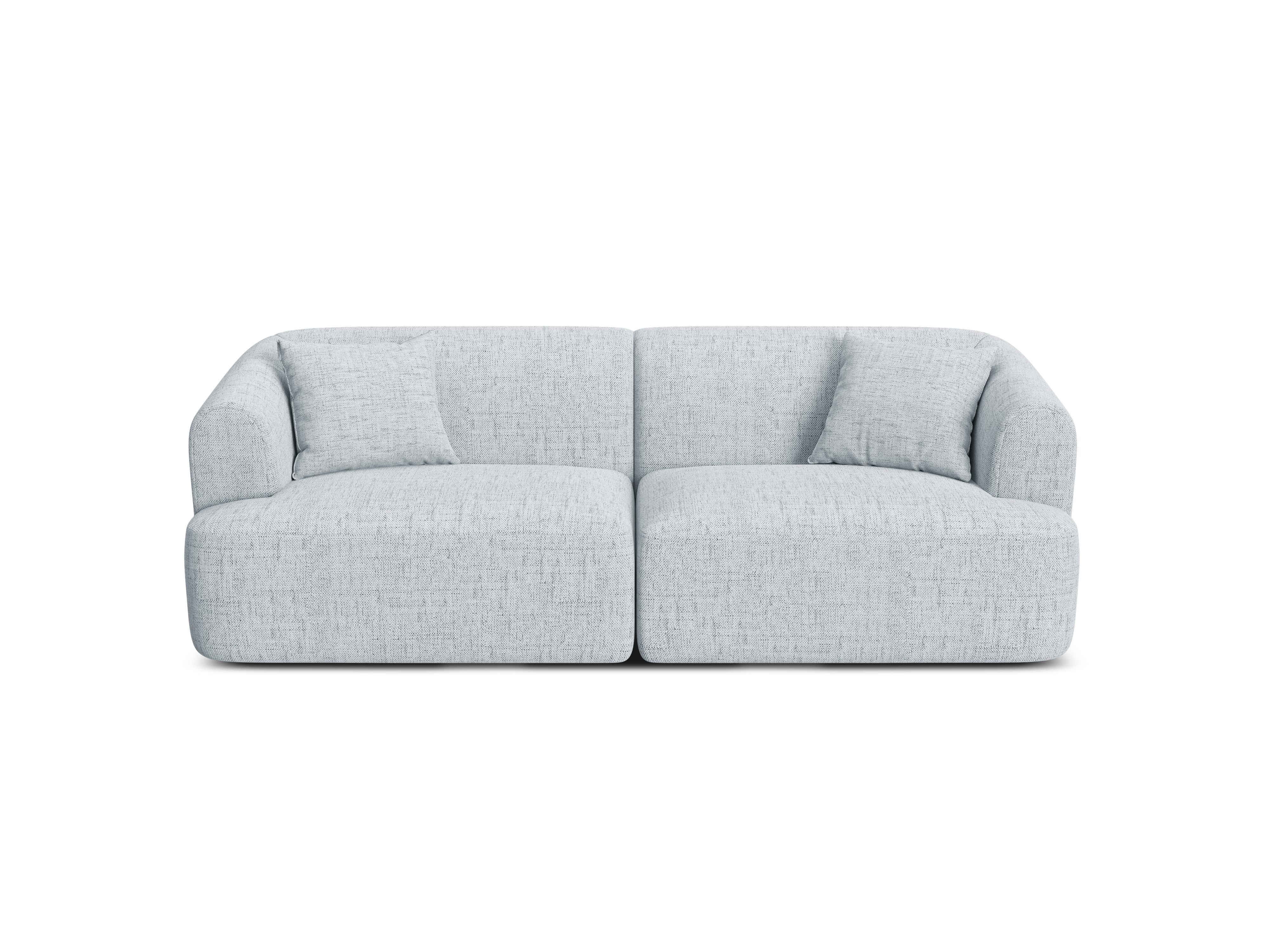 Sofa 3-zits CAMPI lichtgrijs chenille