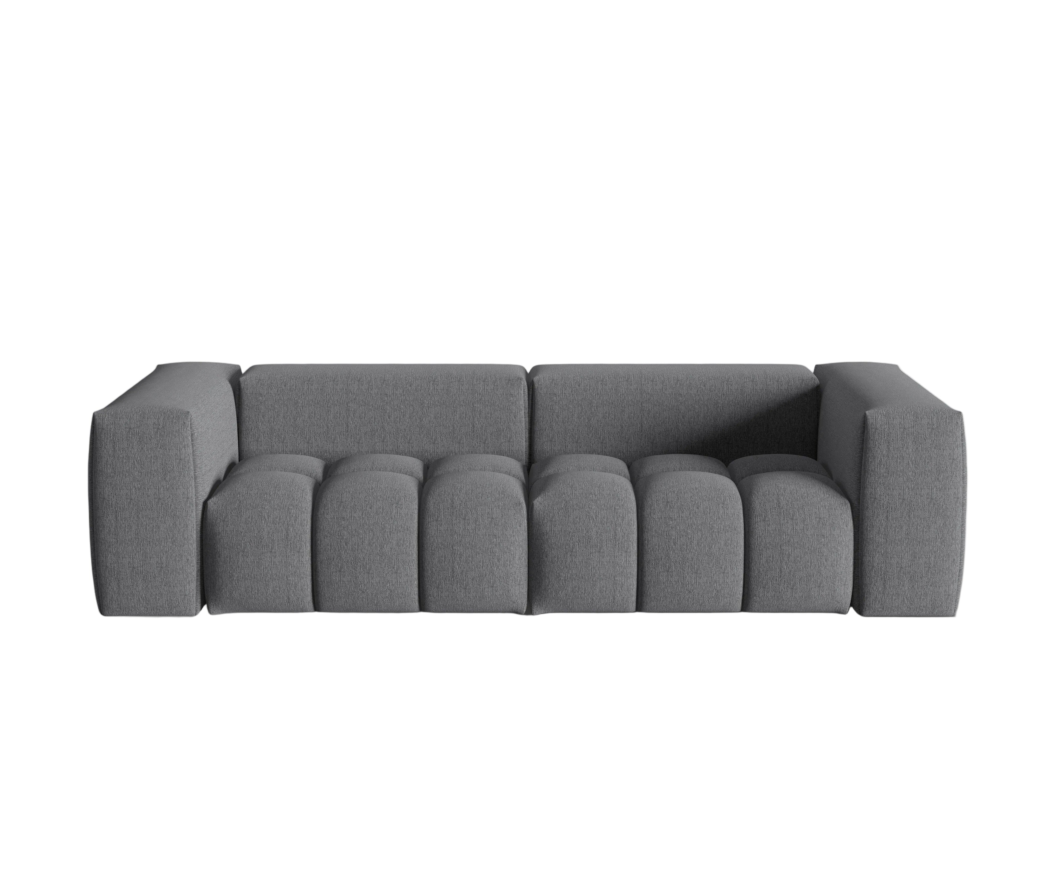 Sofa 3-sitzig VERONA grau