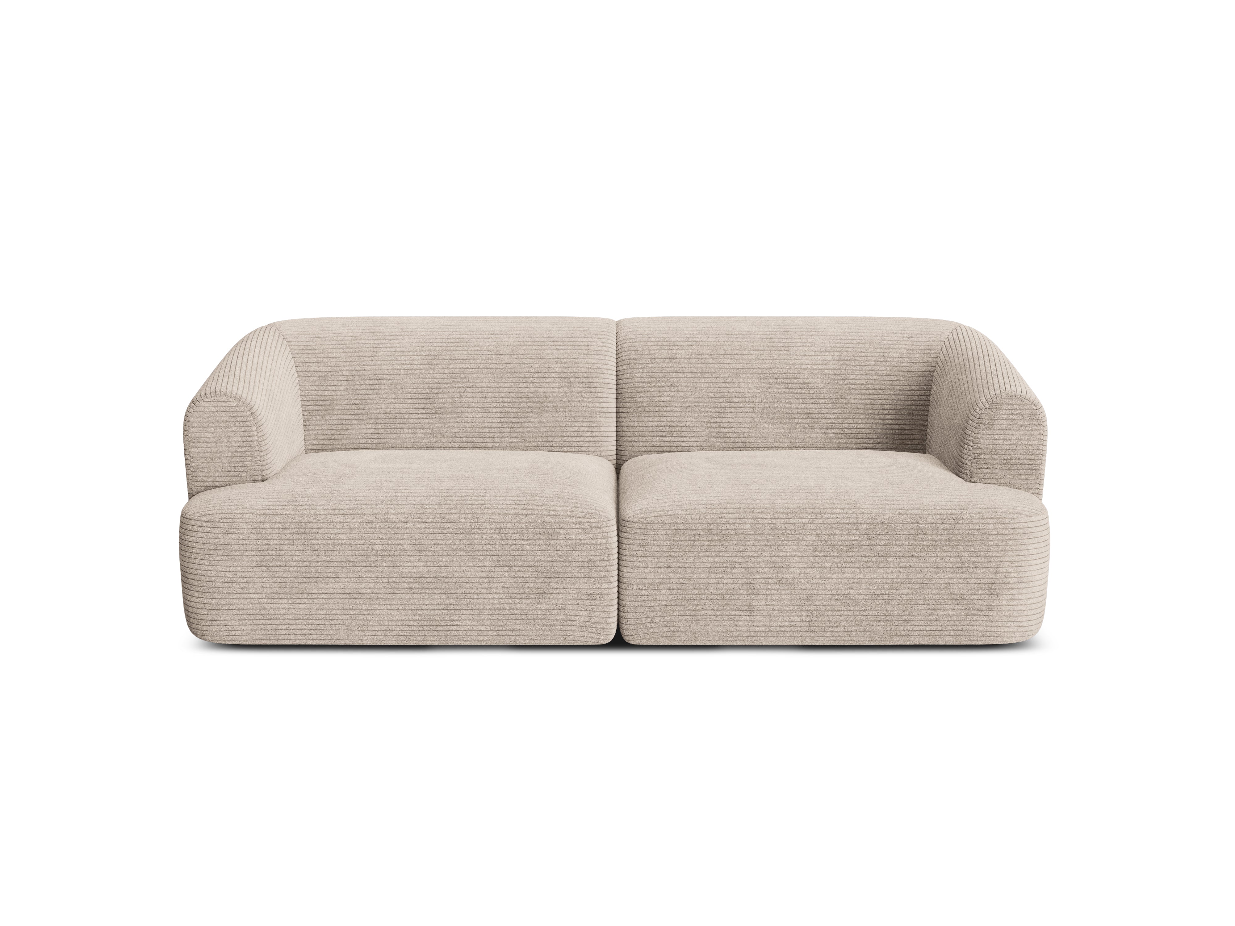 3-seater Sofa CAMPI beige corduroy