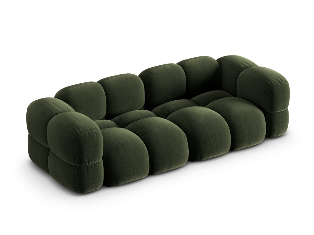 Sofa 4-persoons fluwelen LORETTO groen