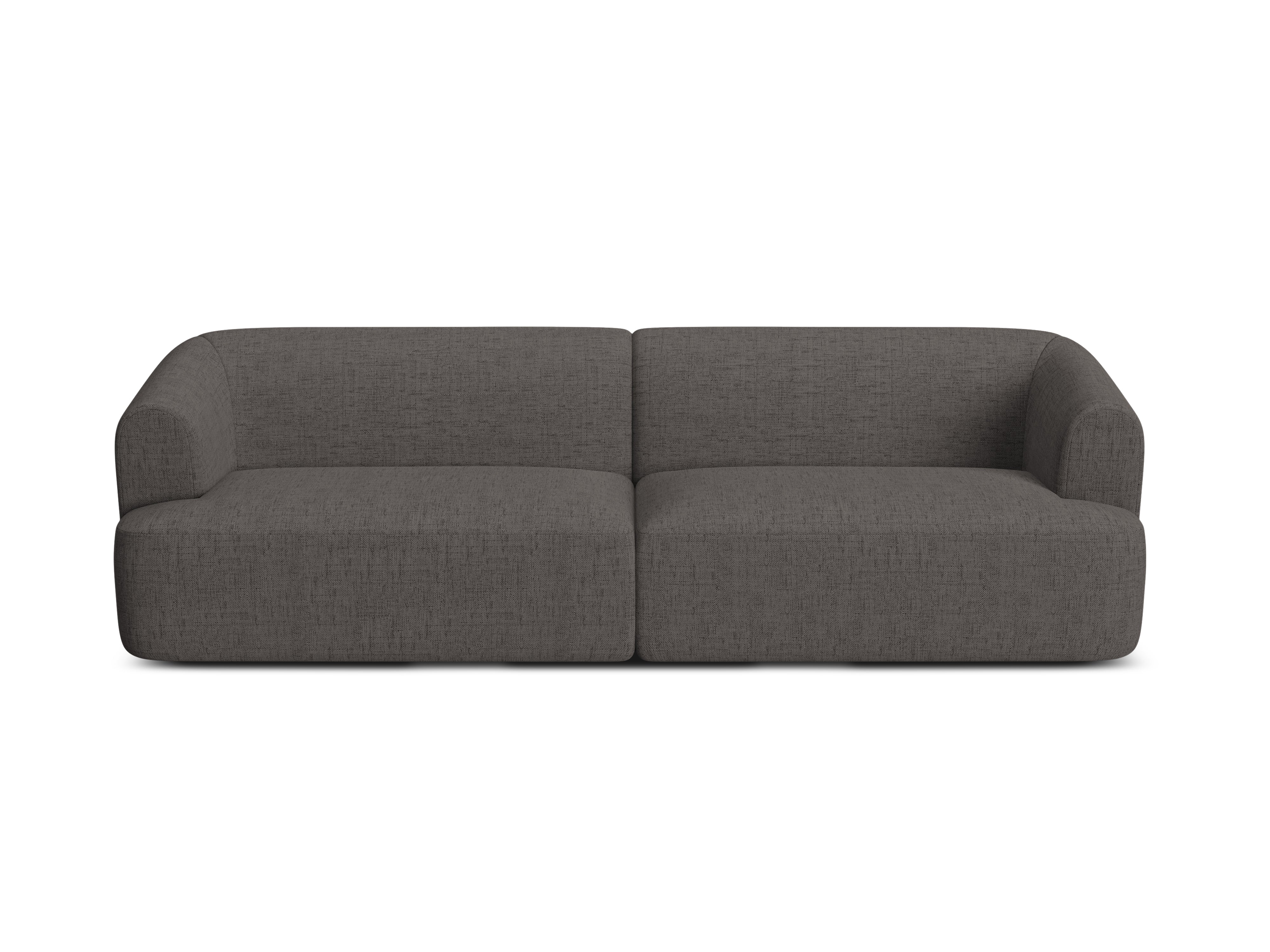 Sofa voor 4 personen CAMPI grijs chenille