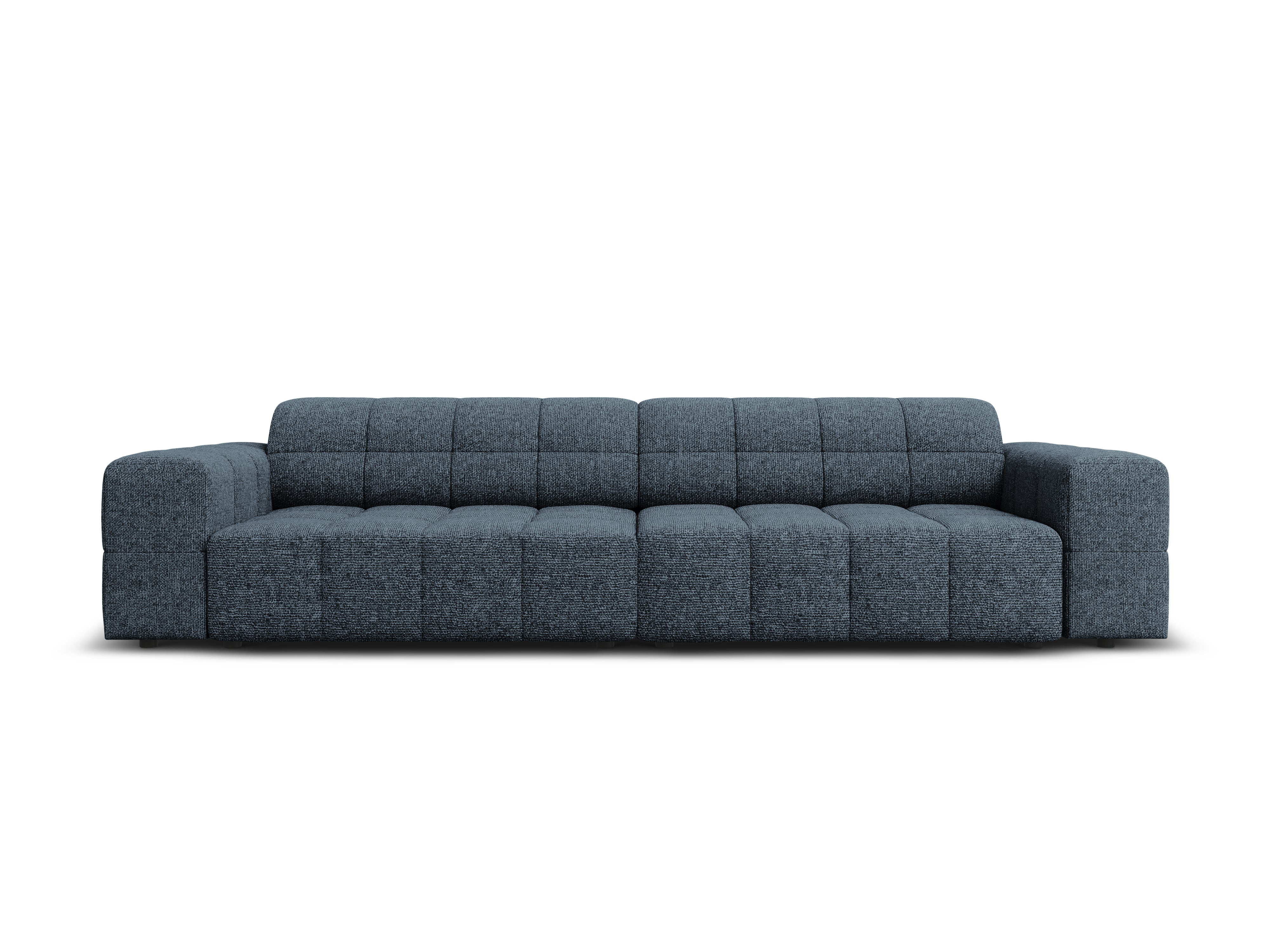 Sofa 4-osobowa CHICAGO niebieski szenil – Cosmopolitan Design