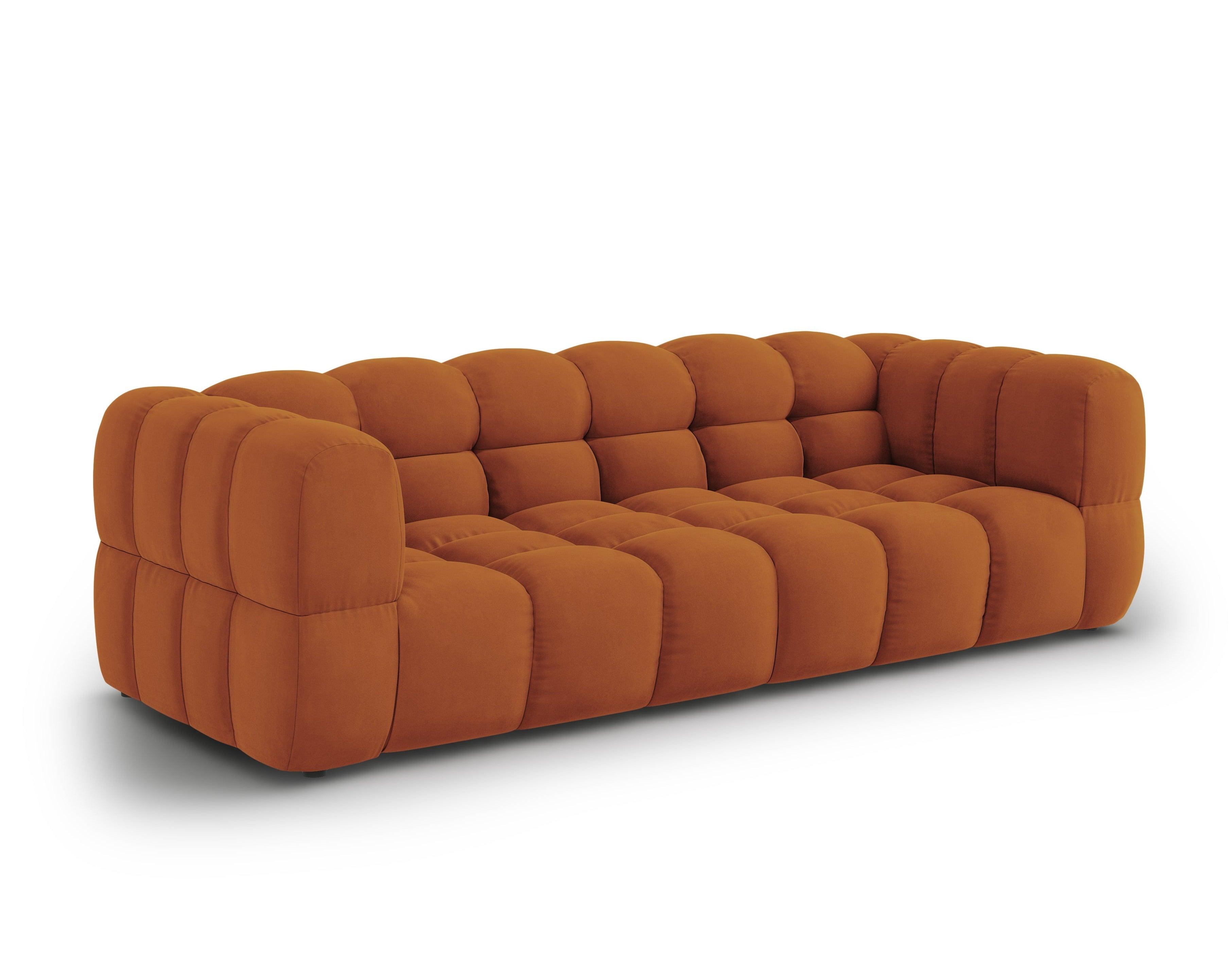 Sofa aksamitna 4-osobowa SKY terracotta Cosmopolitan Design Eye on Design
