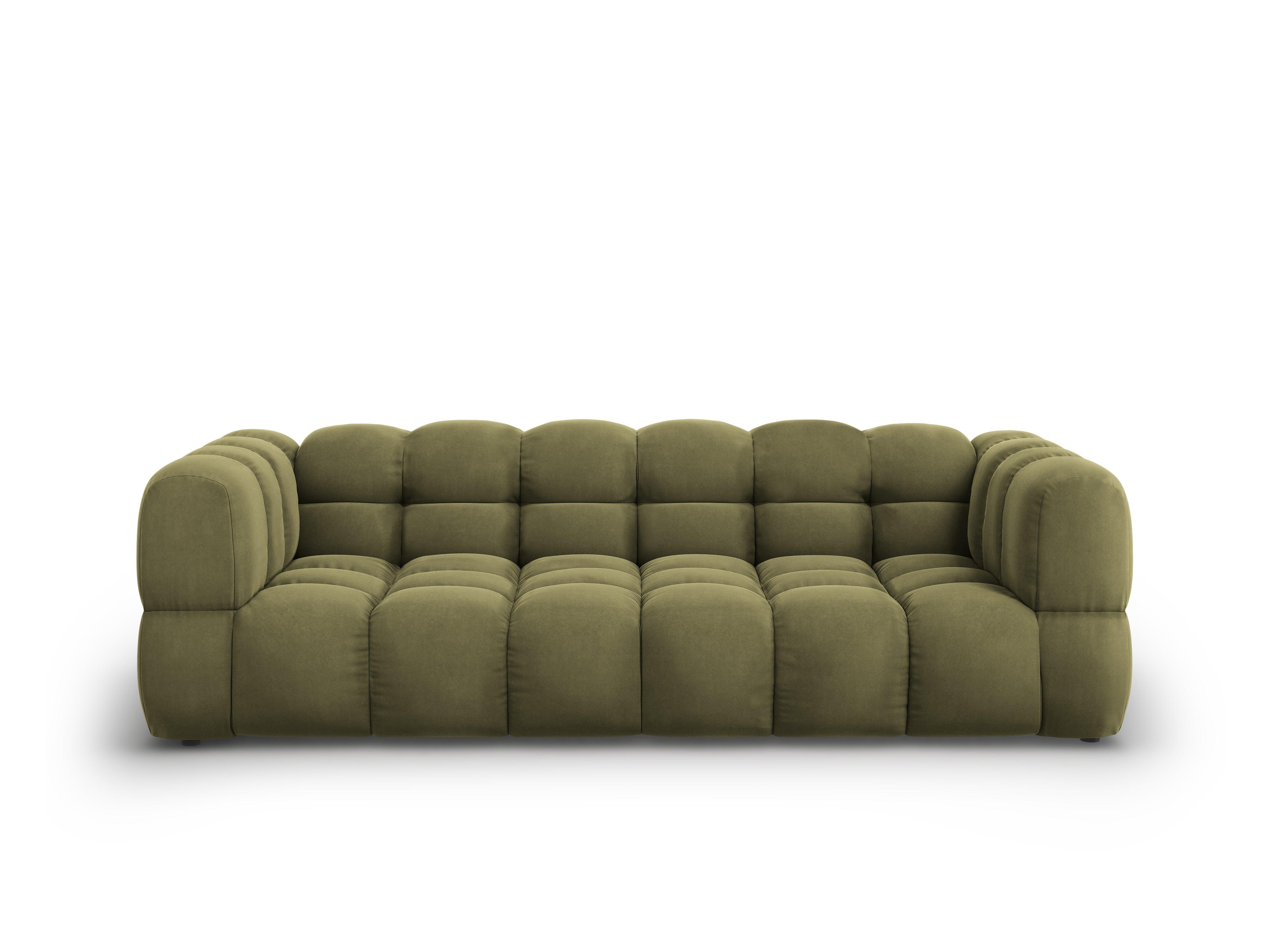 Sofa aksamitna 4-osobowa SKY jasnozielony Cosmopolitan Design Eye on Design