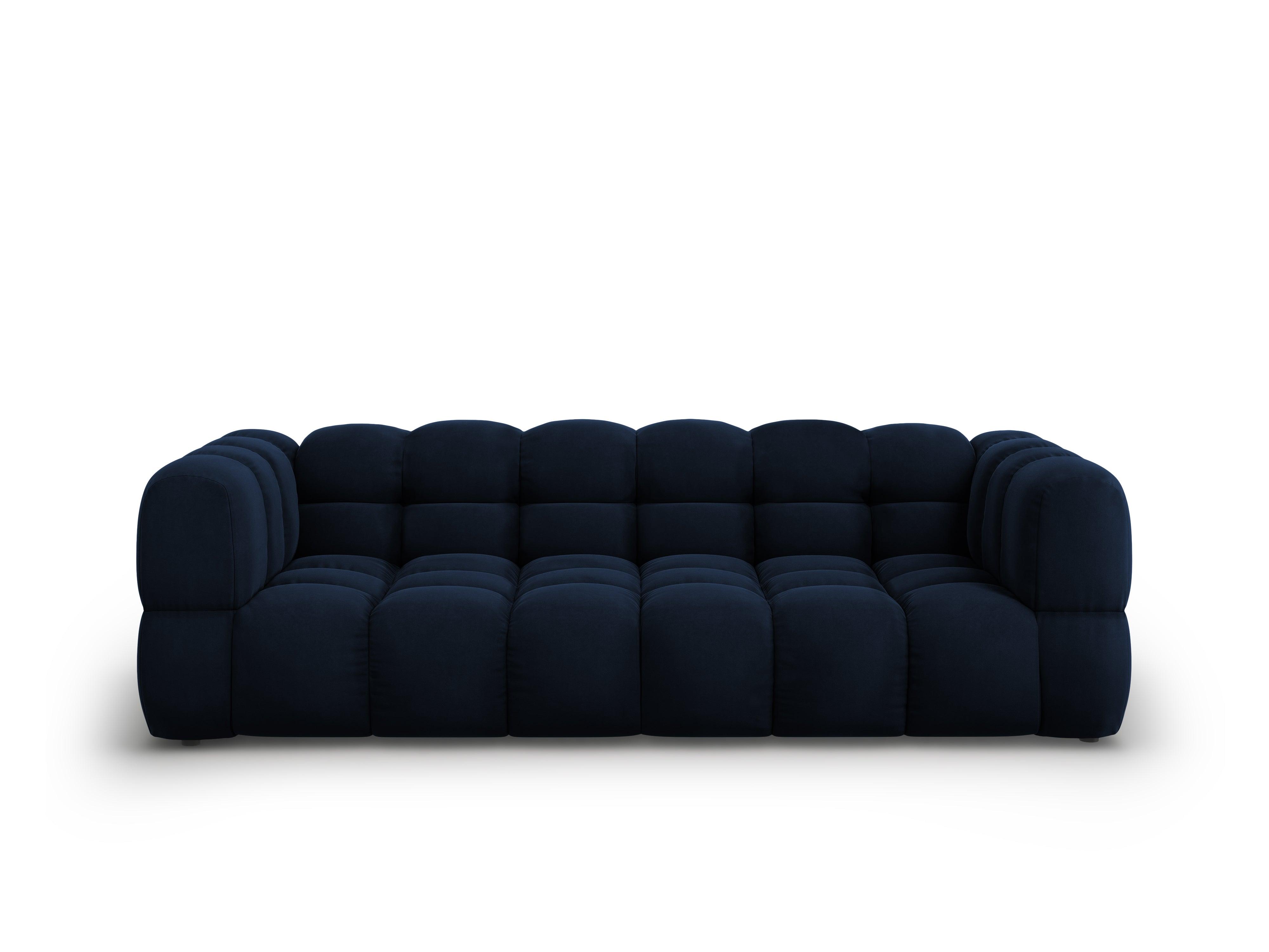 Sofa aksamitna 4-osobowa SKY granat królewski Cosmopolitan Design Eye on Design