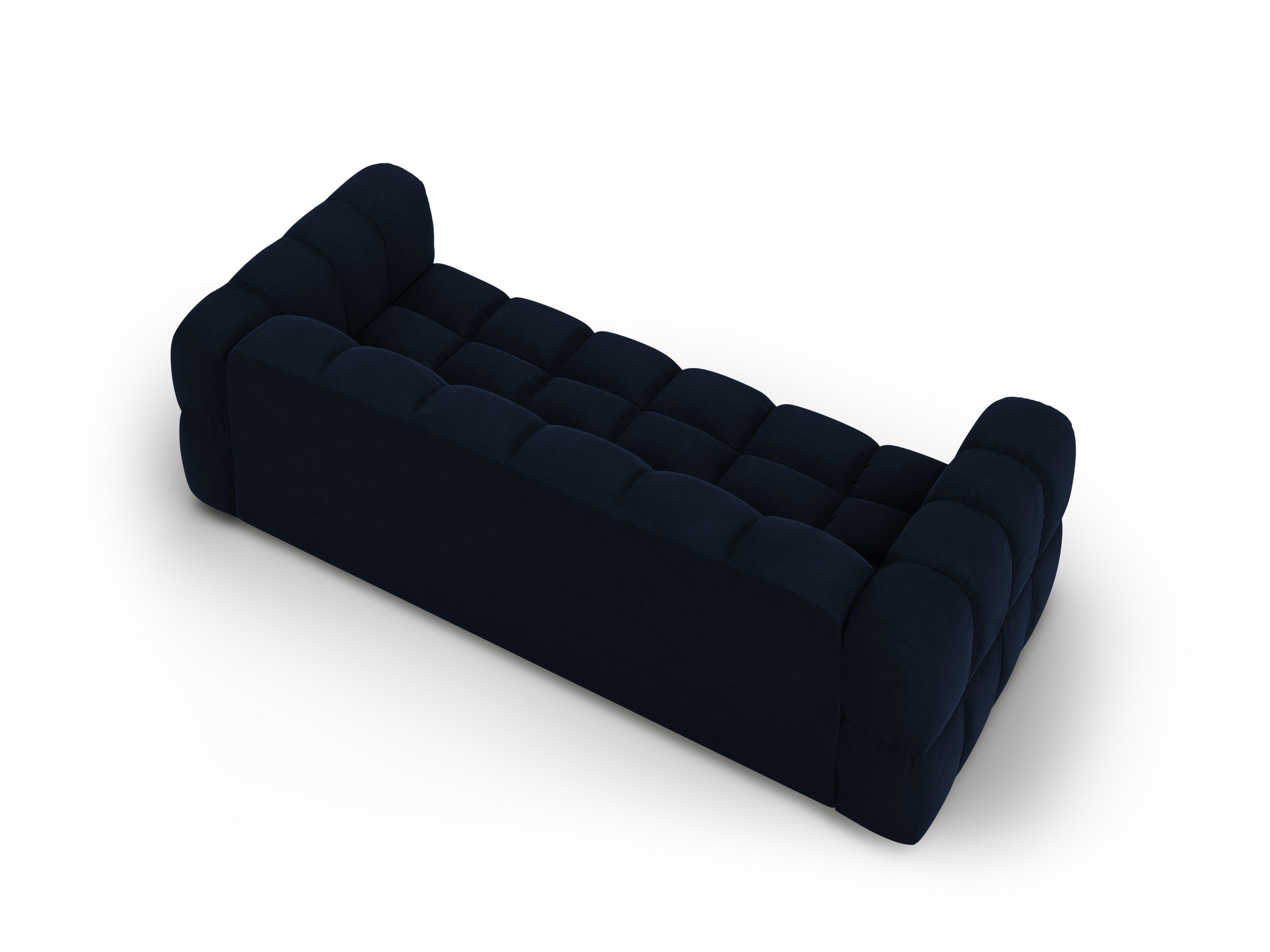 Sofa aksamitna 4-osobowa SKY granat królewski Cosmopolitan Design Eye on Design