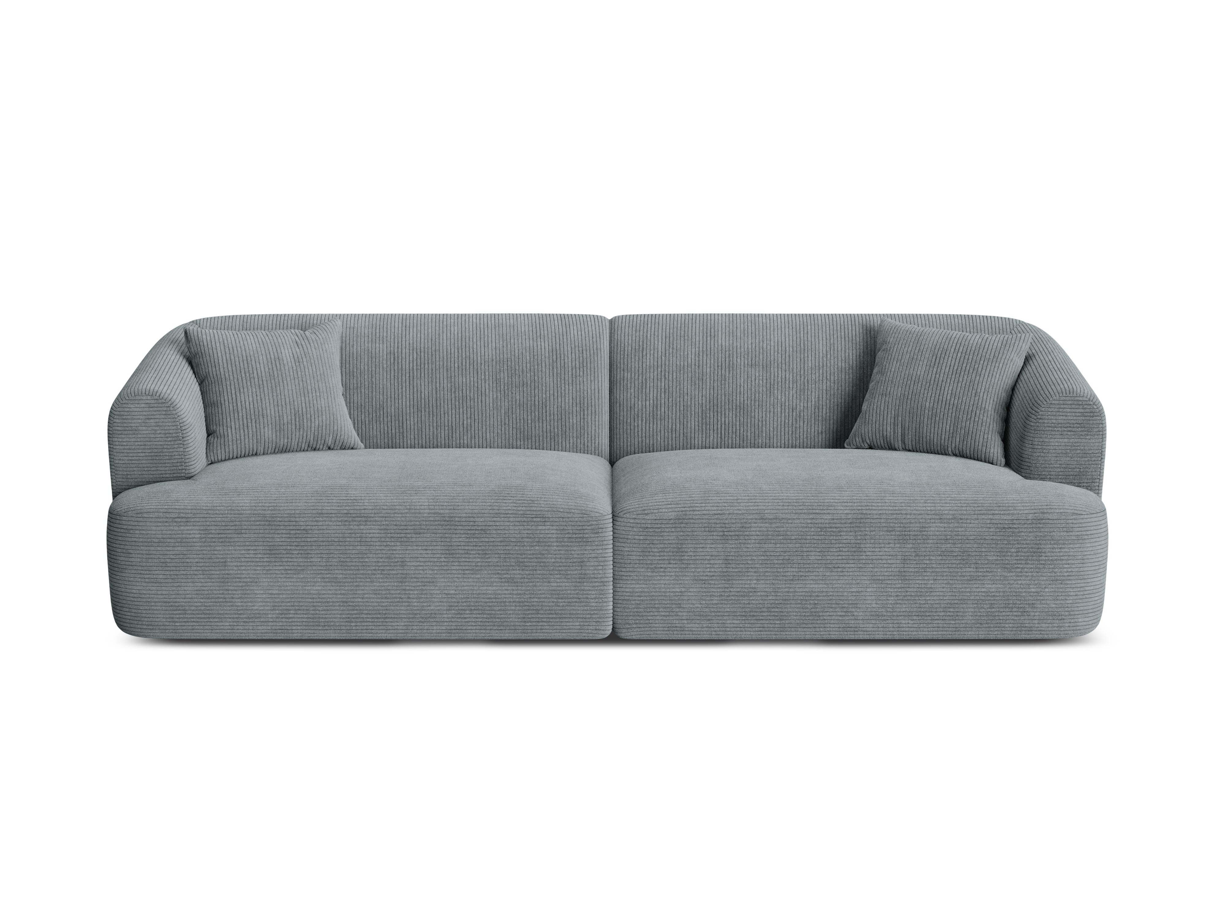 Sofa 4-persoons CAMPI grijs corduroy