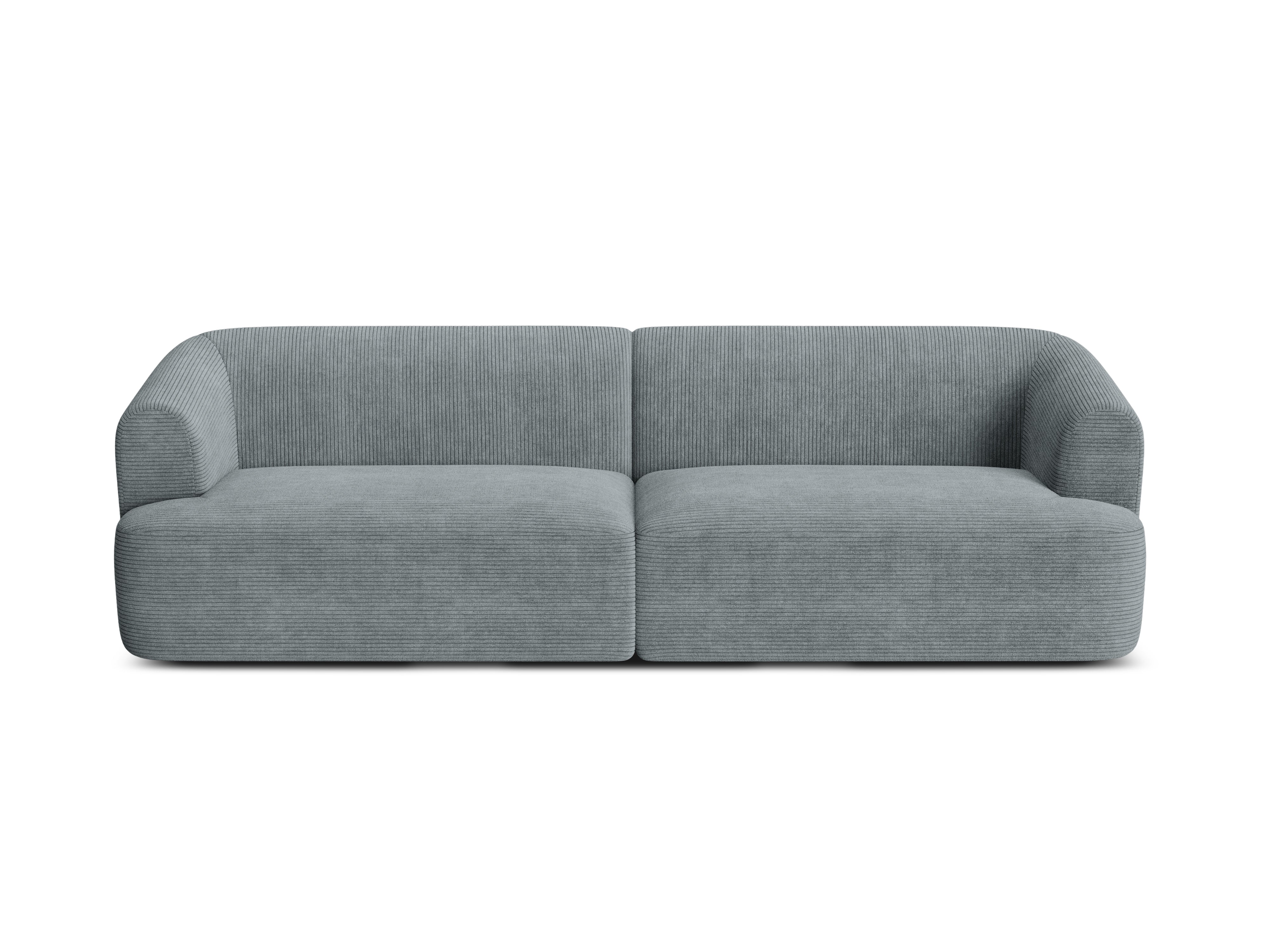 Sofa 4-persoons CAMPI grijs corduroy