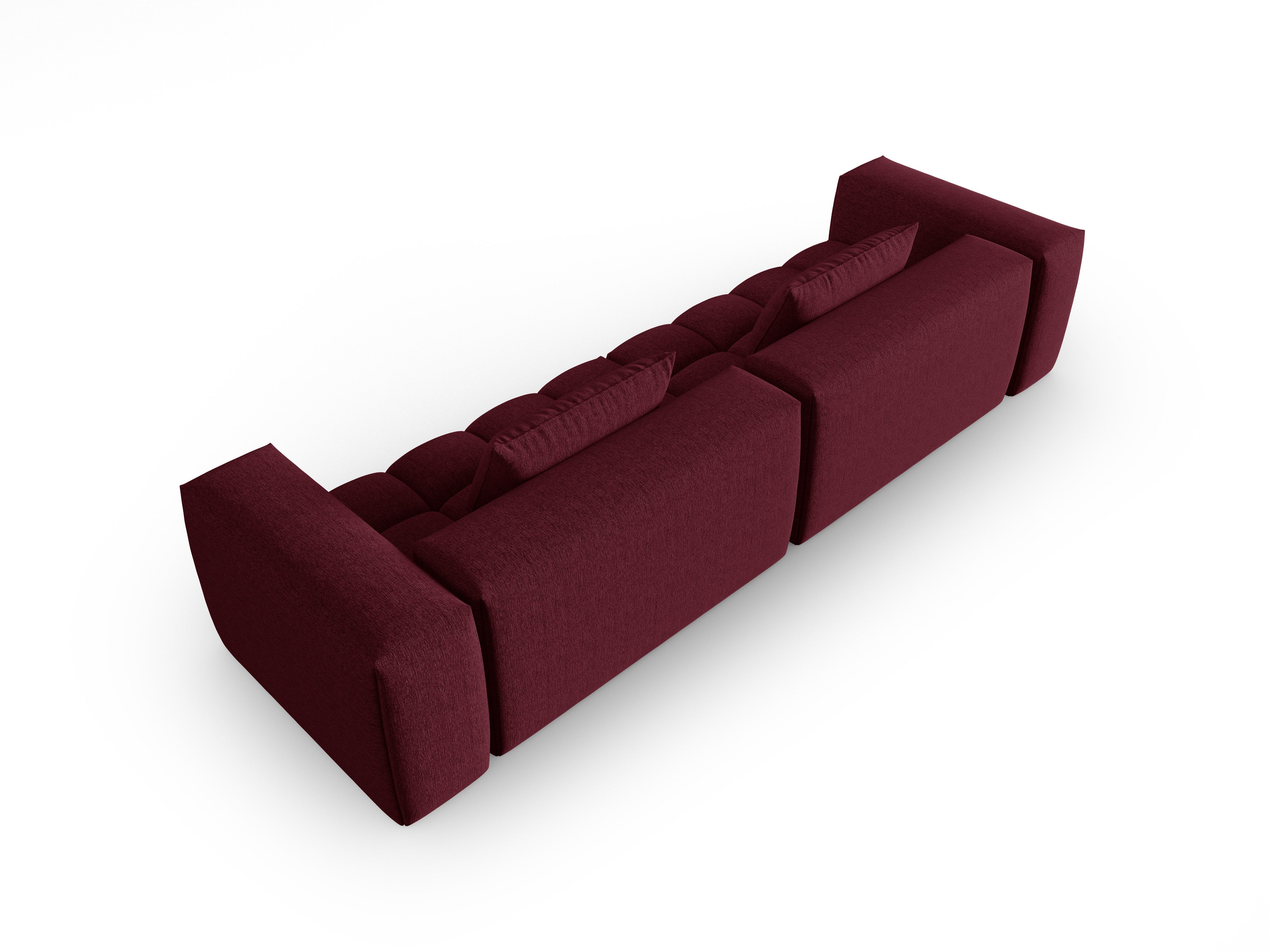 Sofa 5-persoons VERONA bordeaux