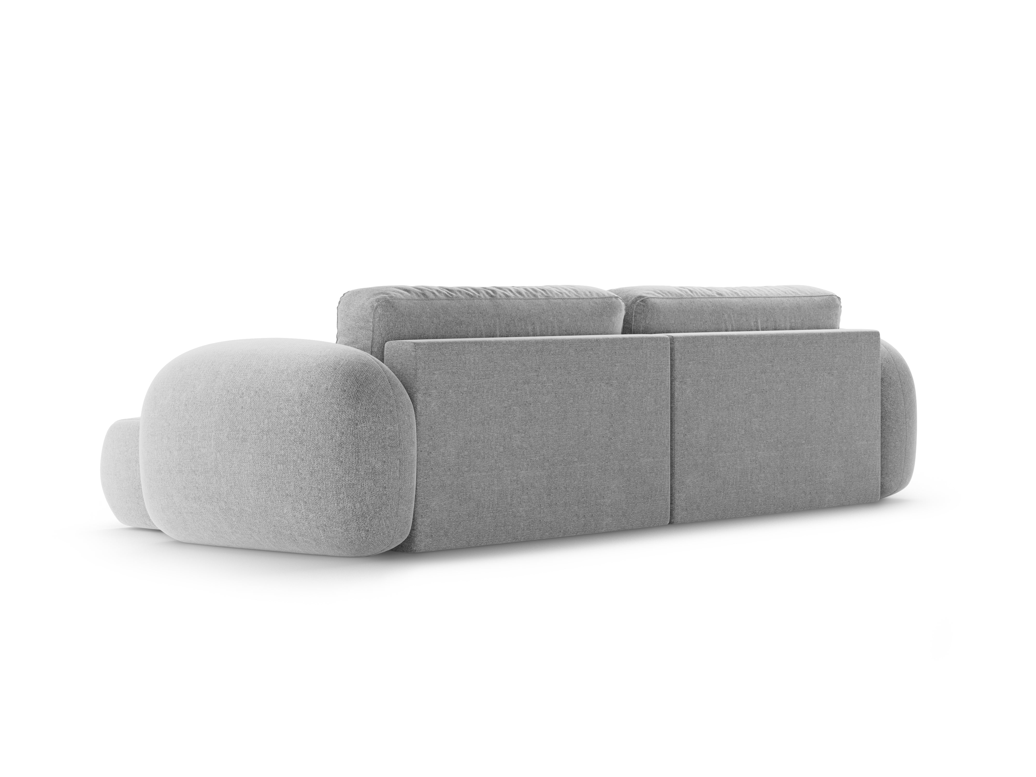 Universal corner sofa with sleeping function for 4 people TONALE gray