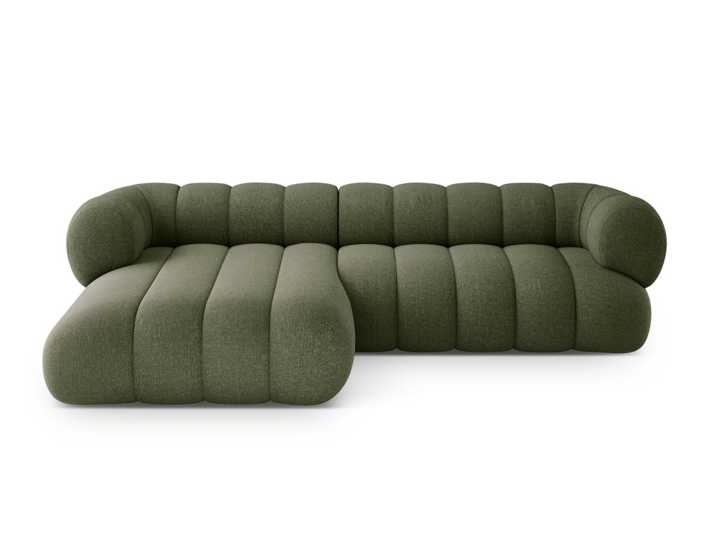 5-seater left-facing corner sofa KOGE olive