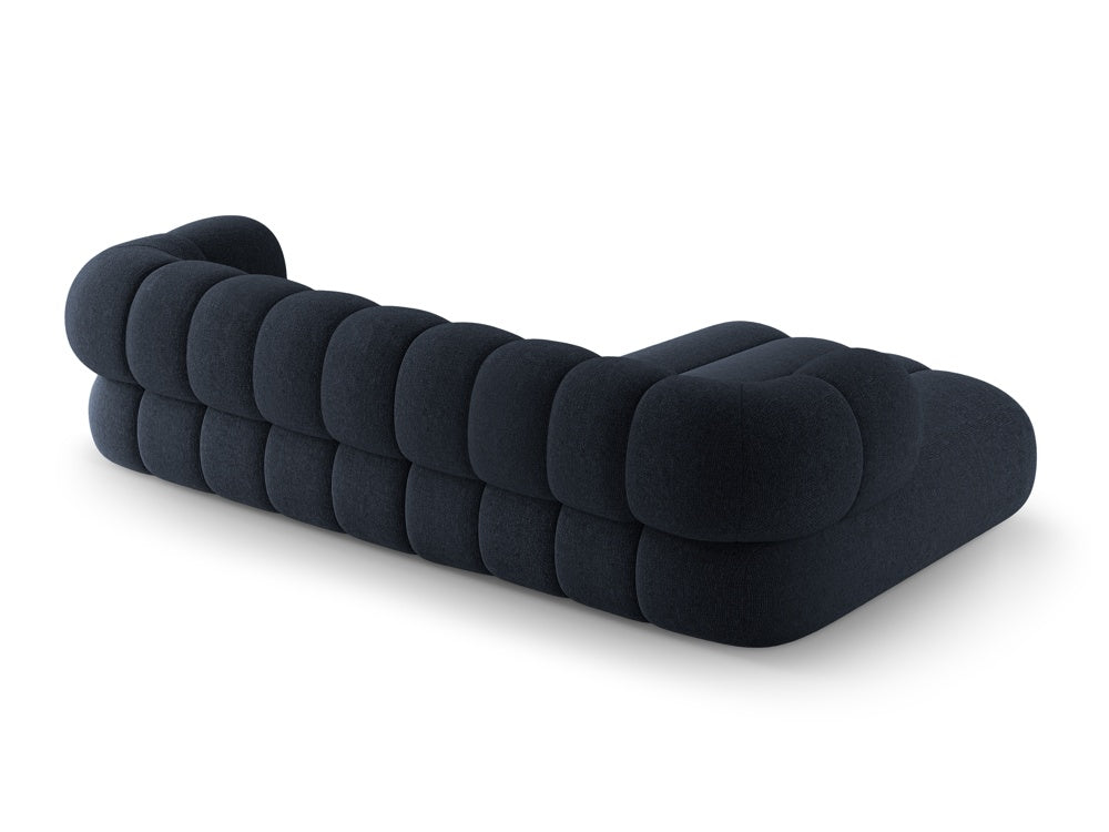 5-seater left-facing corner sofa KOGE navy blue
