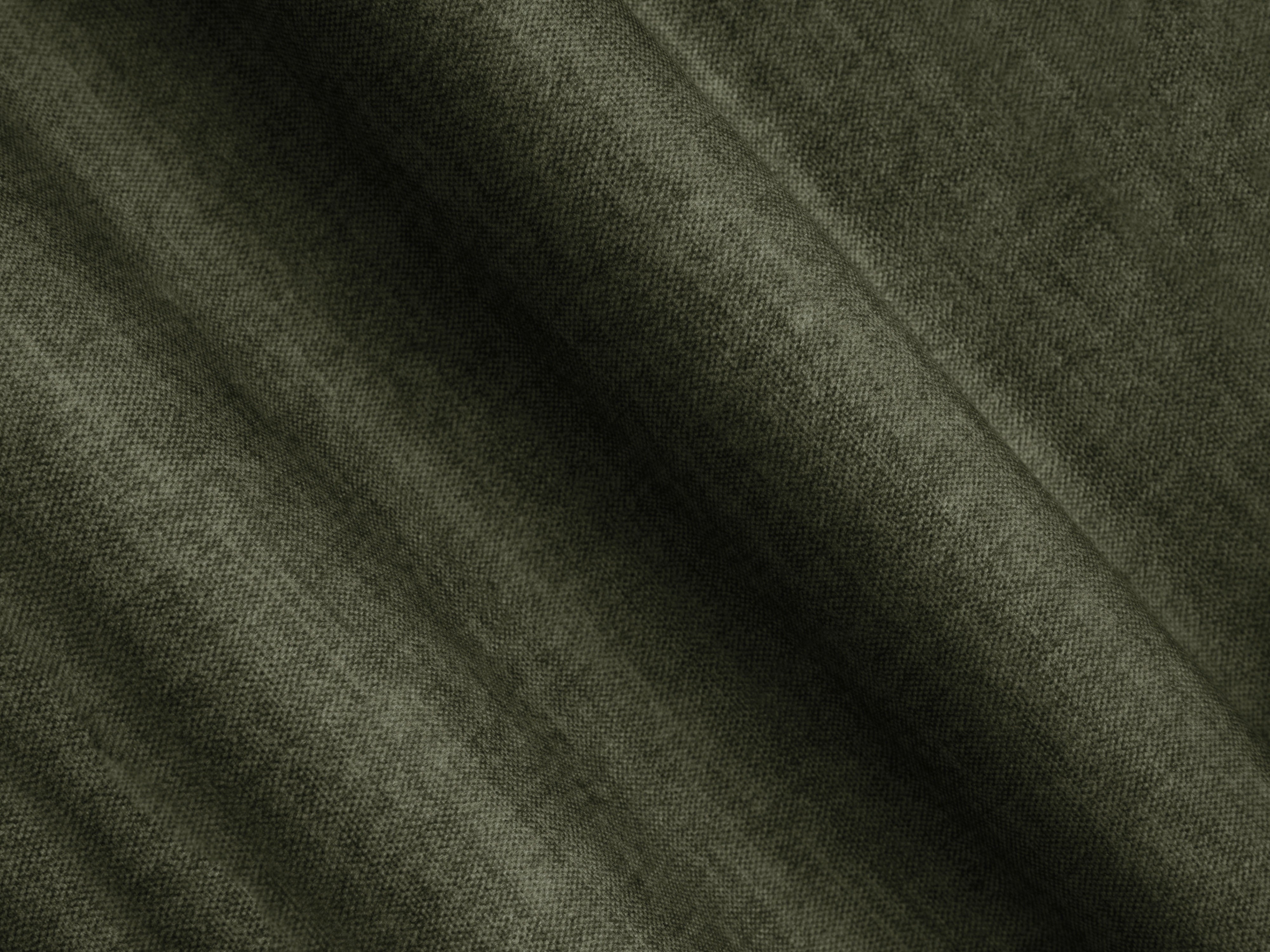 Samt-Ecksofa linksseitig 3-sitzig CAMPI grün