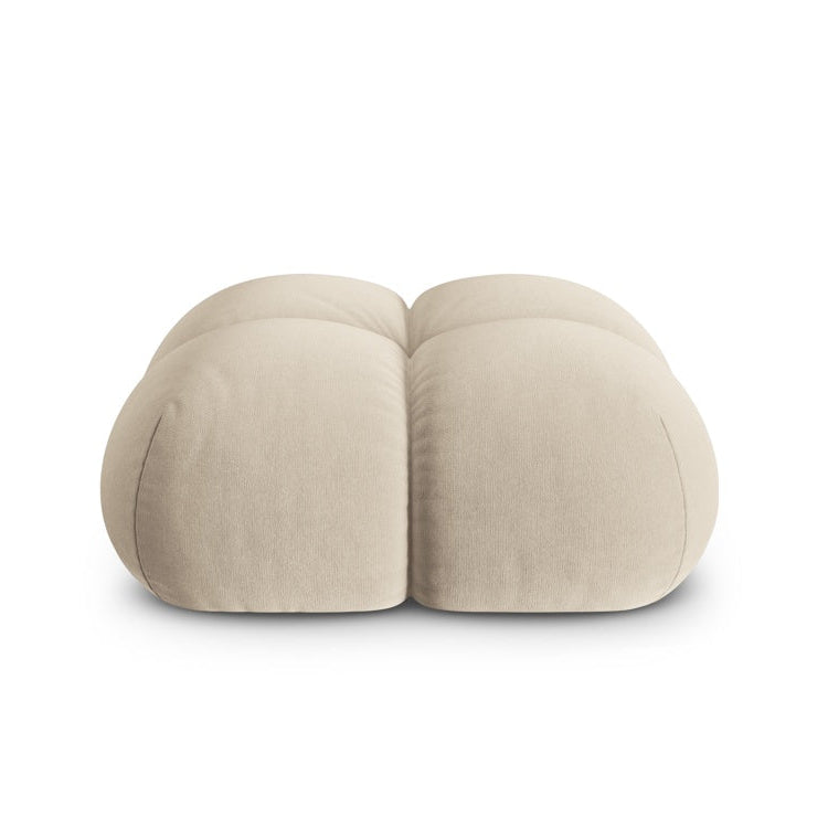 Samt Pouf LORETTO beige