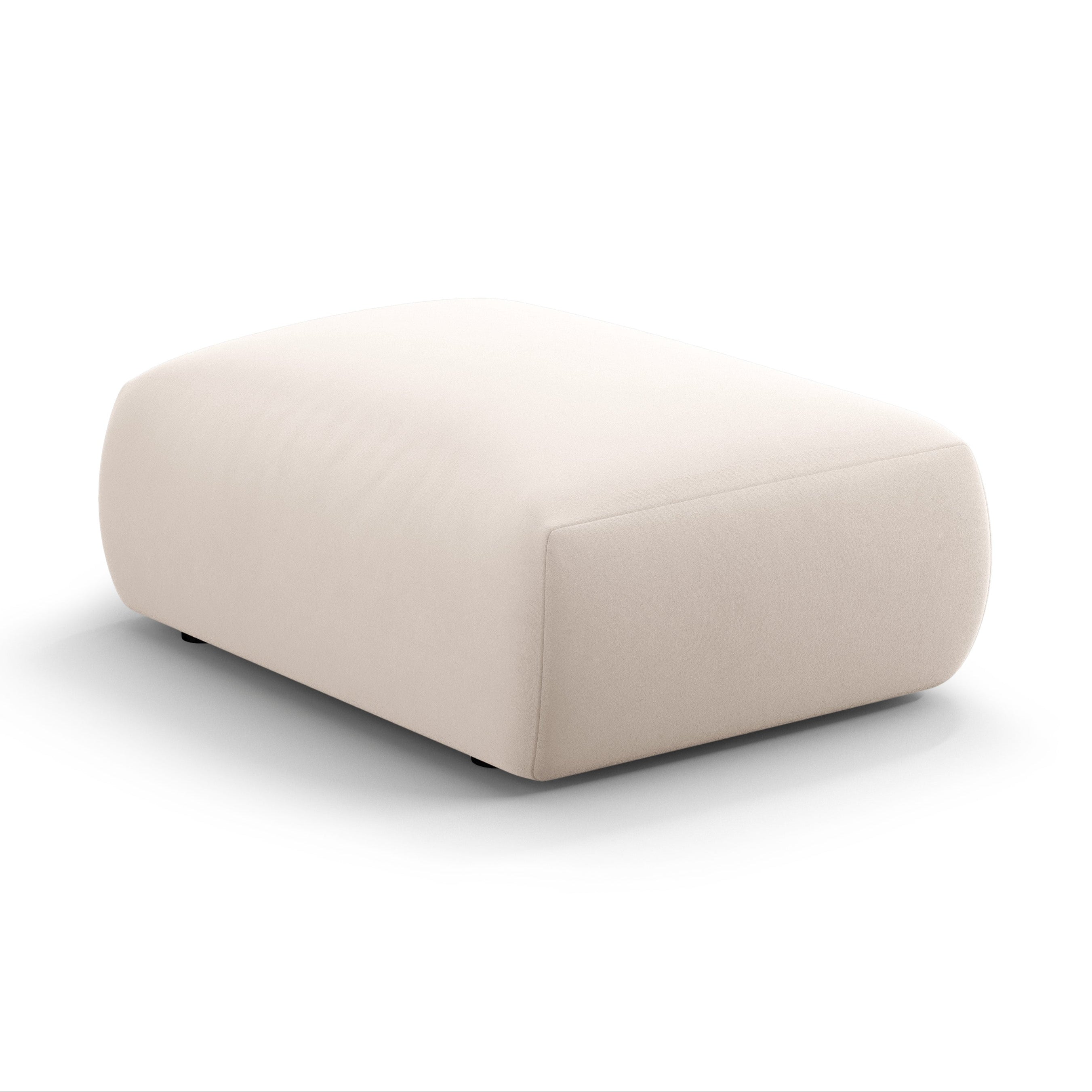 Samt-Pouf MATERA beige