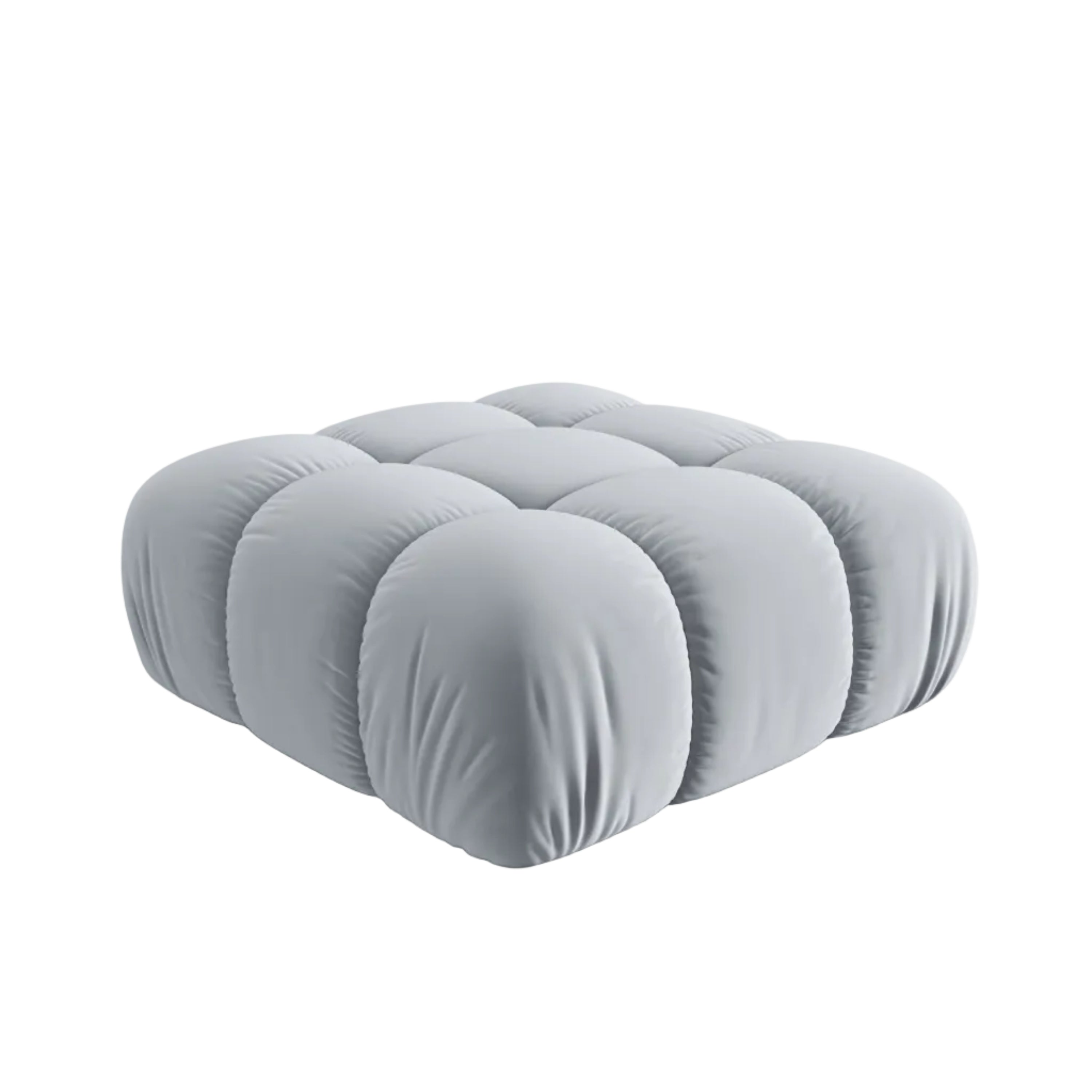Puf aksamitny CORTINA błękitny – Cosmopolitan Design