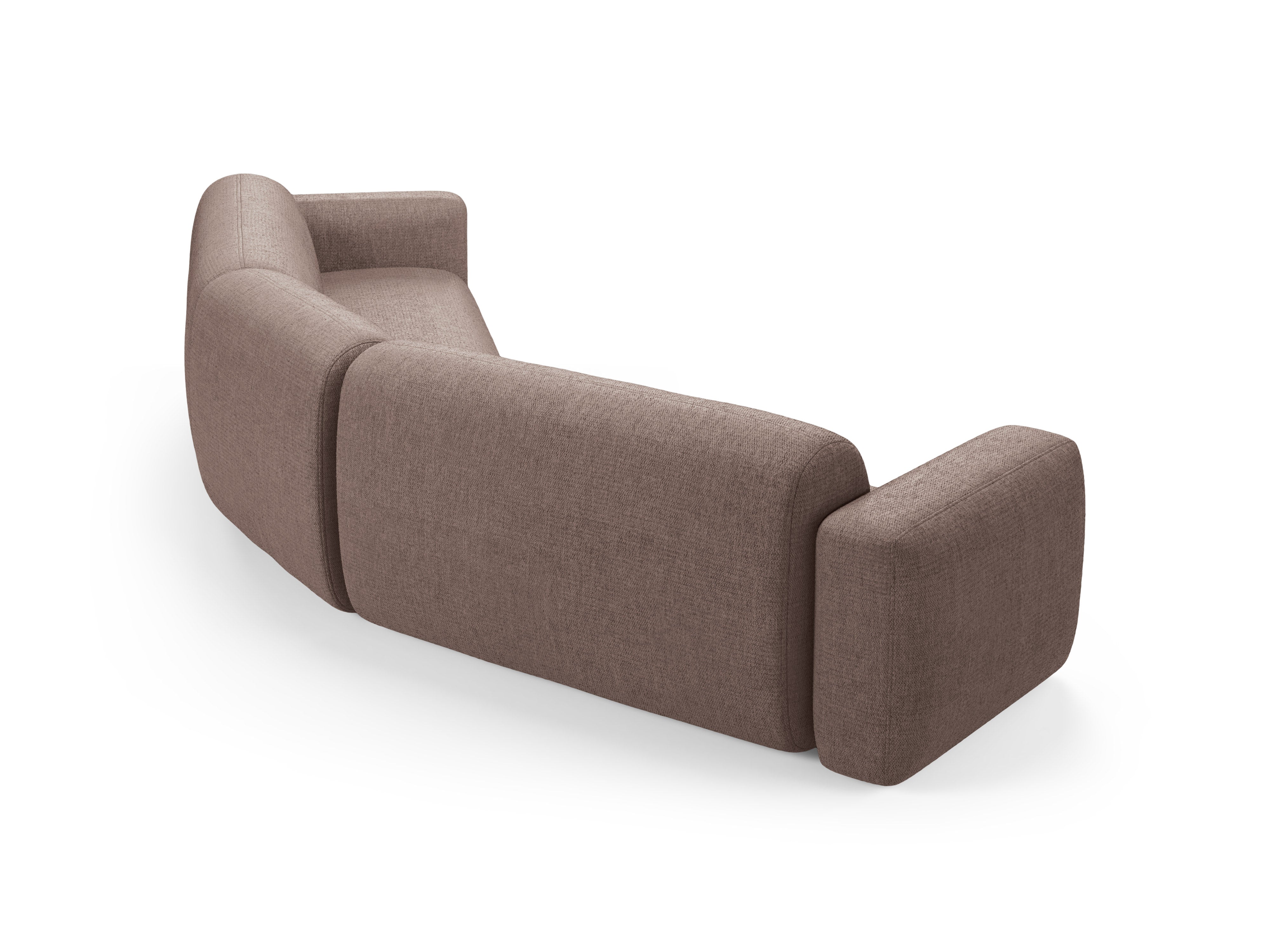 Symmetrical Corner Sofa STRINO Beige Chenille