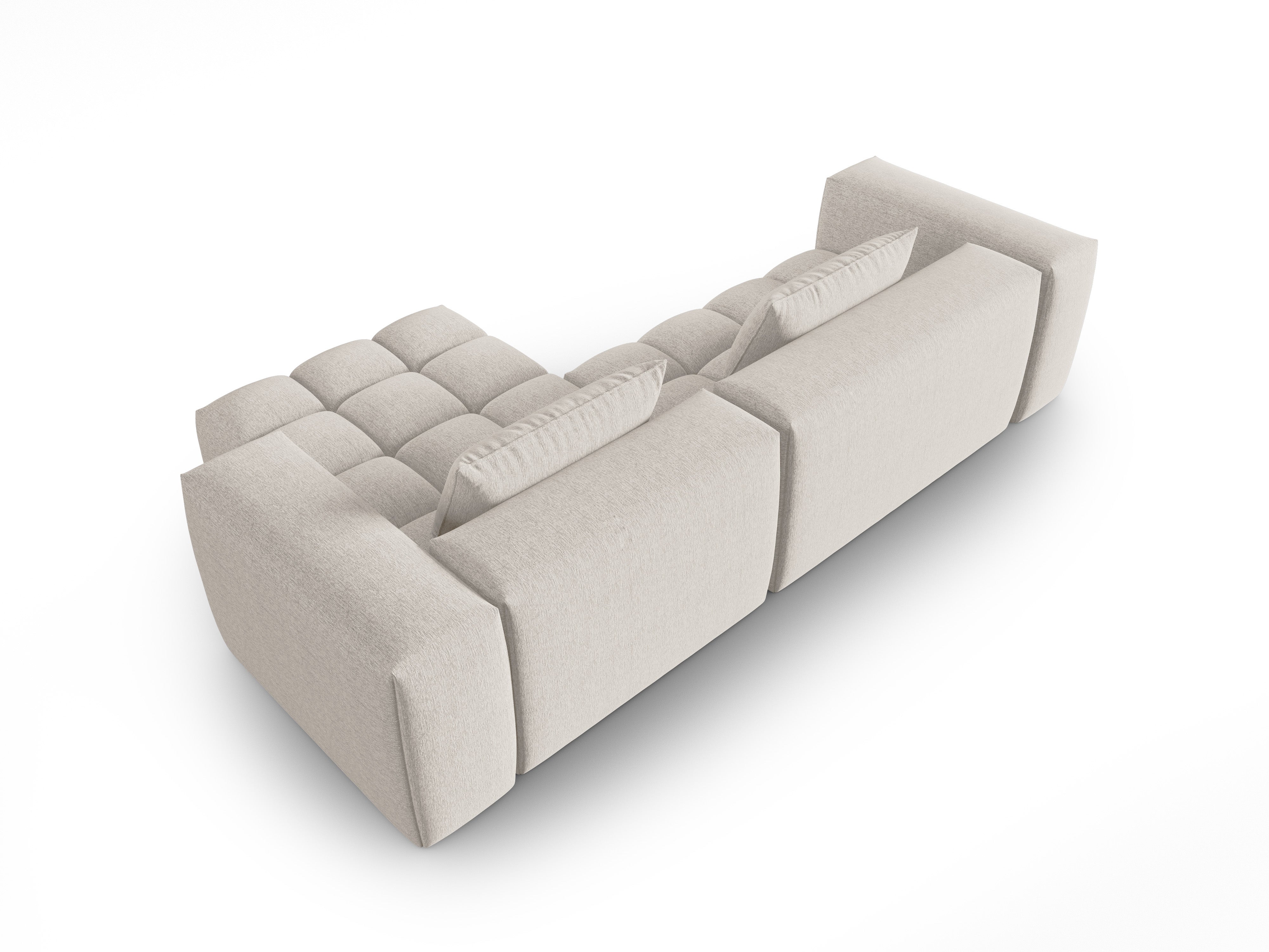 Narożnik 3-osobowy prawostronny VERONA beżowy – Cosmopolitan Design