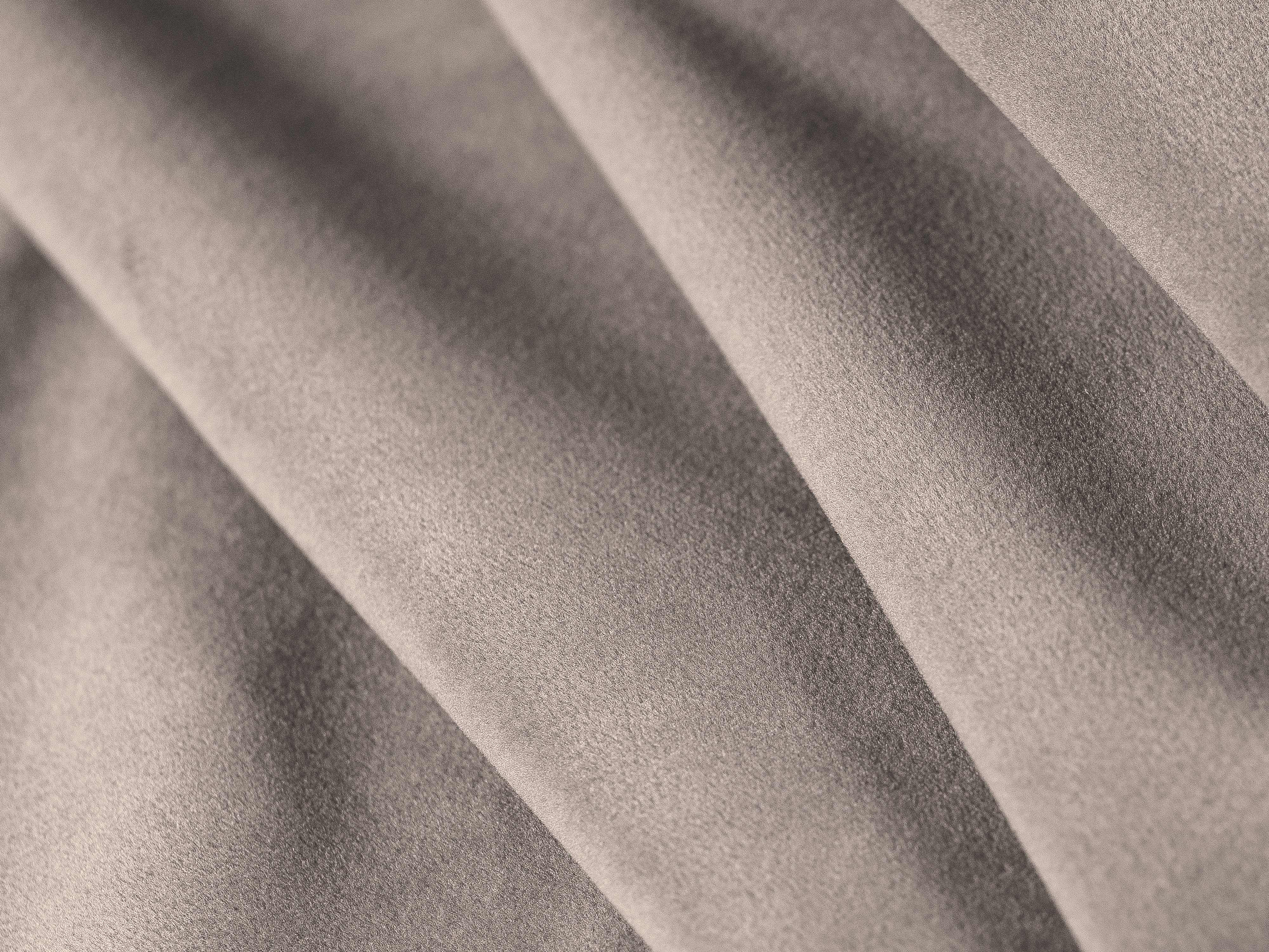 CORTINA cappuccino 3-zits open links velours bank
