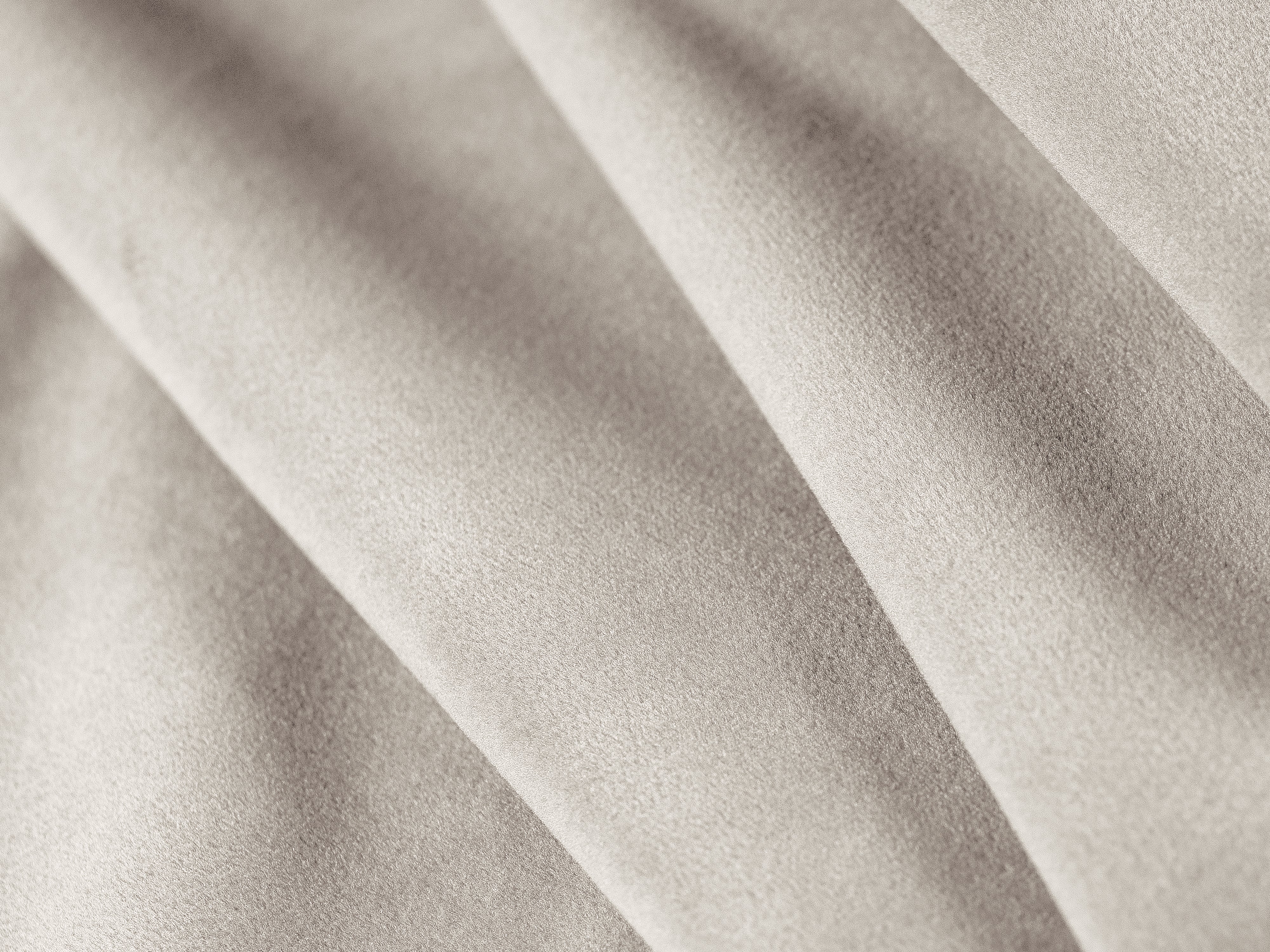 Beige CORTINA 3-zits open links velours bank