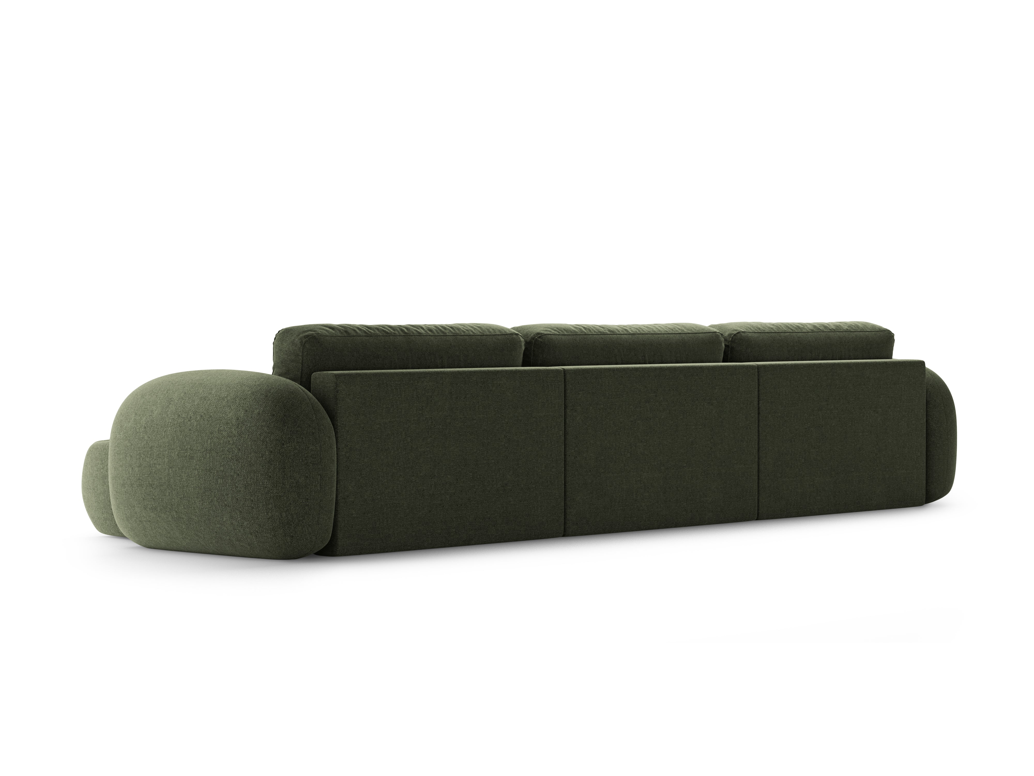 Panoramisches Sofa mit Schlaf-Funktion für 5 Personen TONALE grün