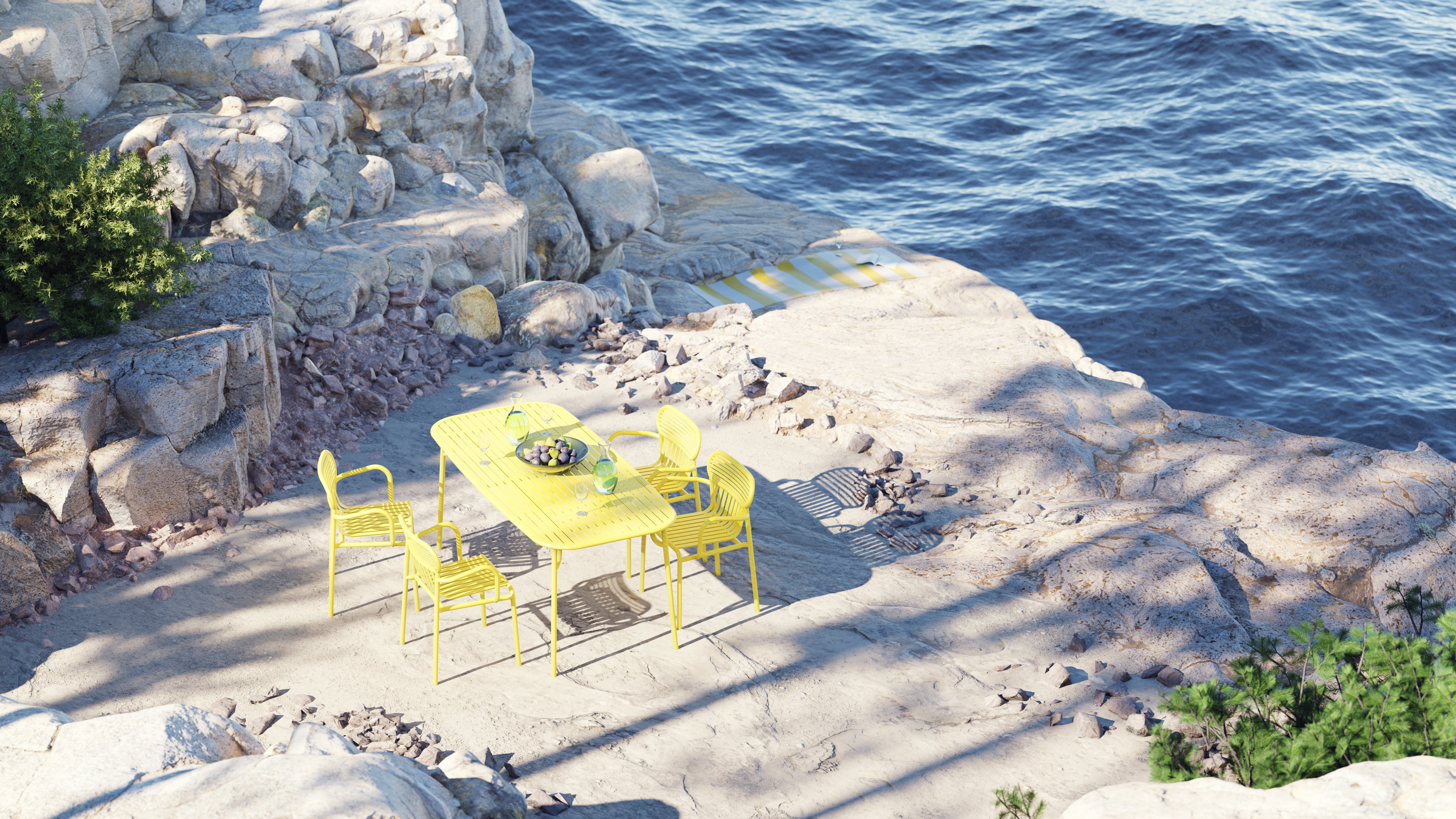 Tuin tafel WEEK-END wit