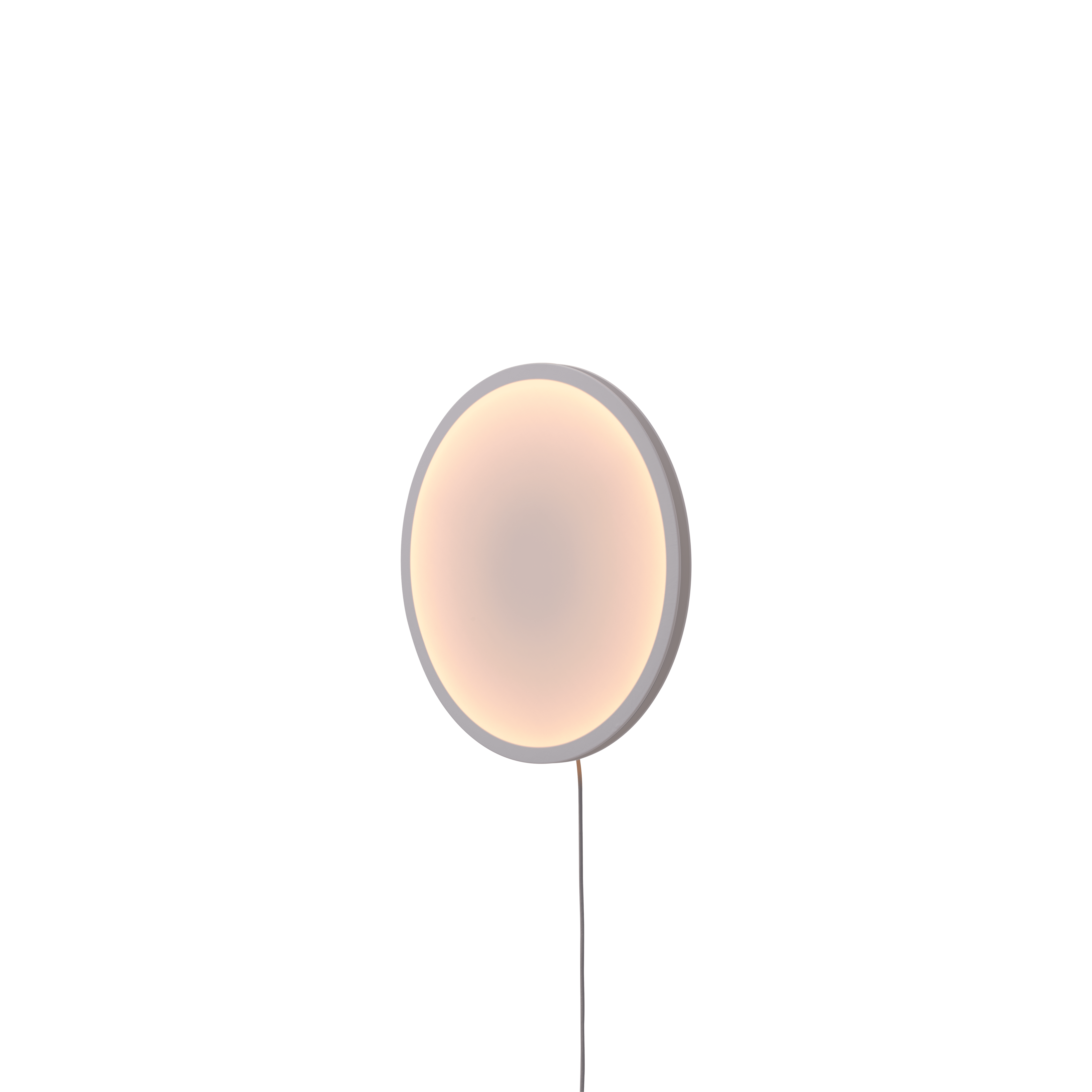 Wandlamp CALM wit met grijze rand
