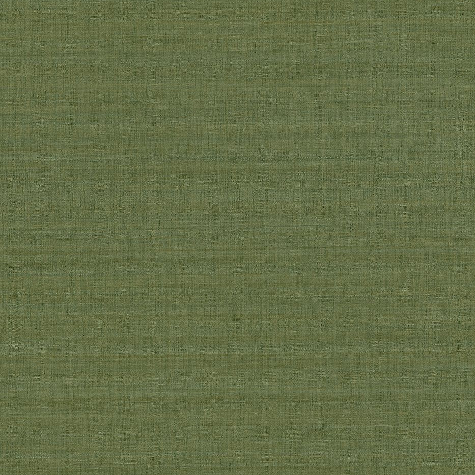 Structural wallpaper imitating silk SORA - VERT MOUSSE forest green