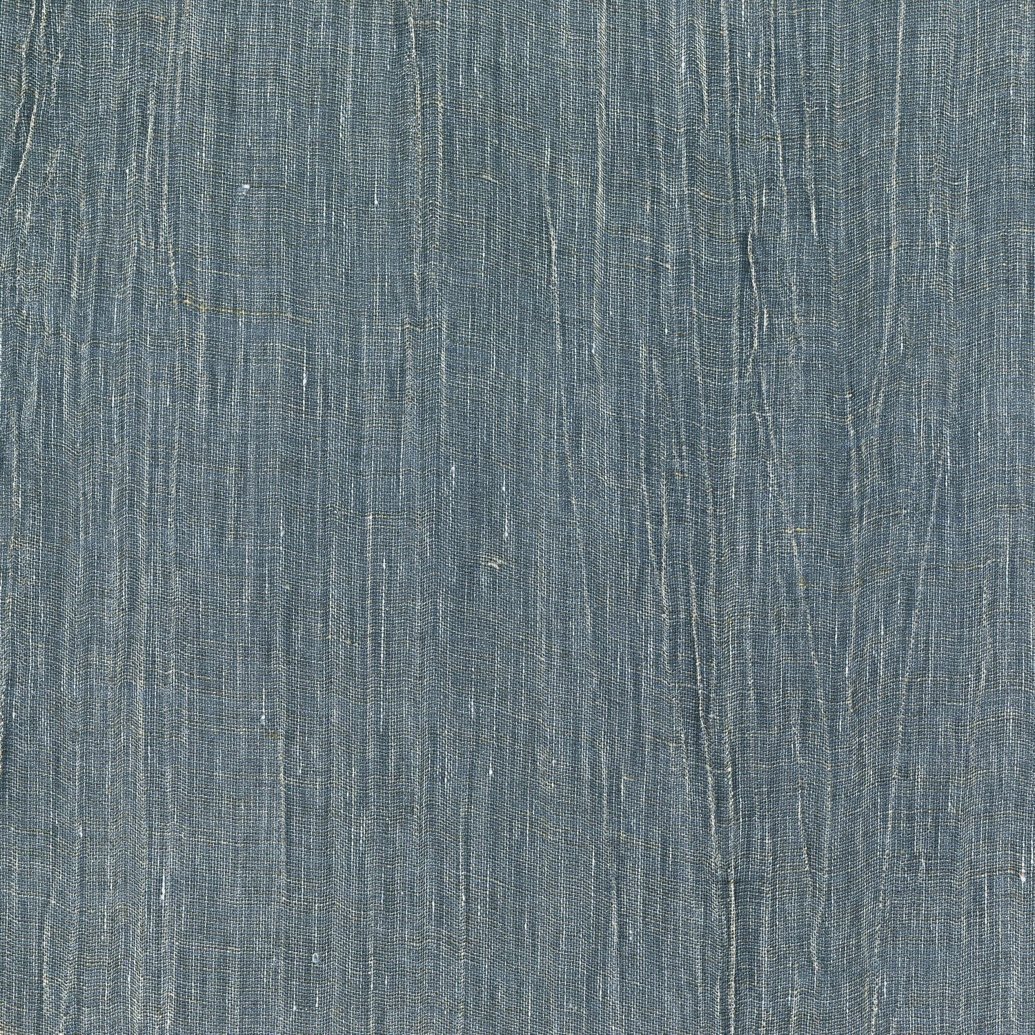 Linen Textured Fabric Wallpaper LINON - PIERRE BLEUE Blue