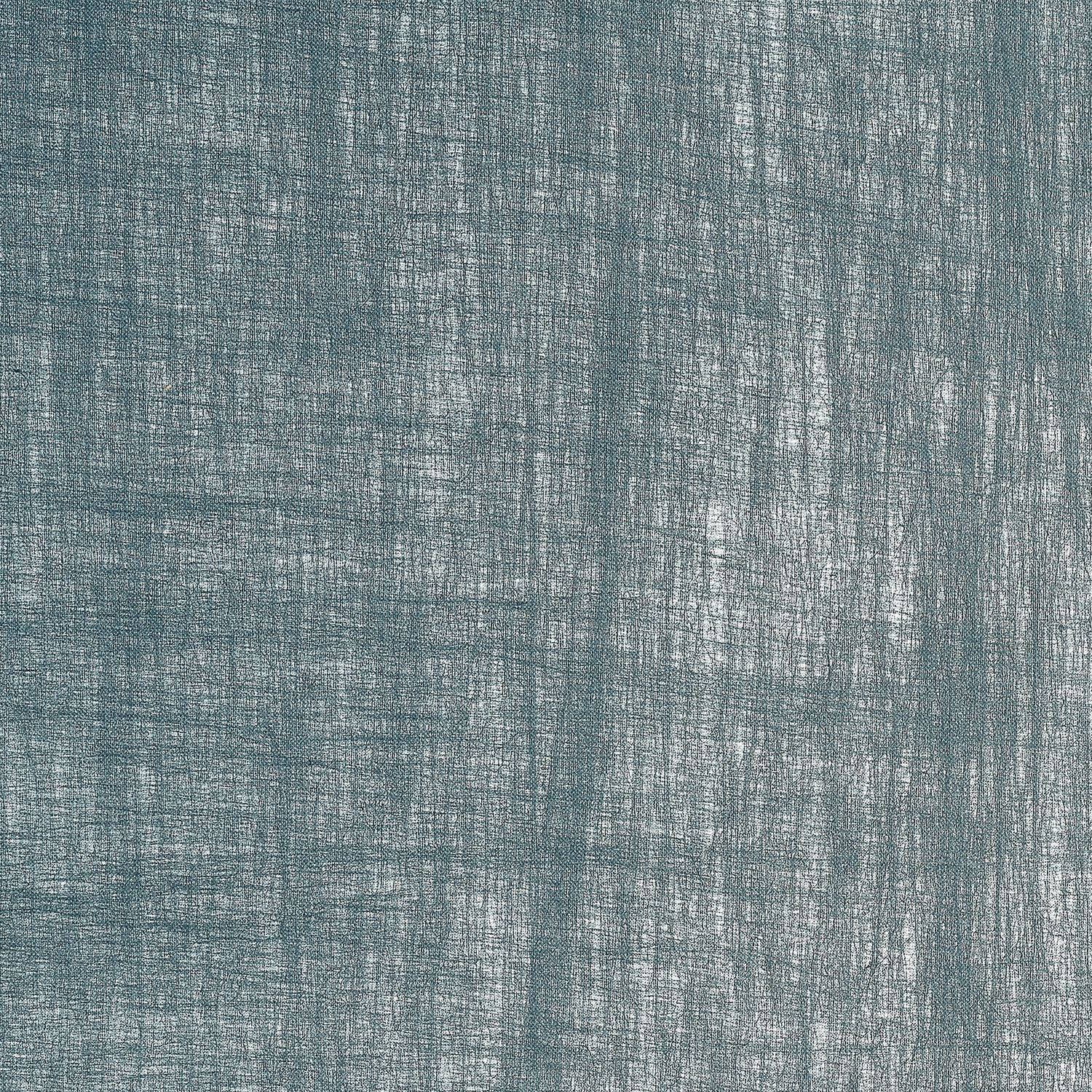 Textile wallpaper with a metallic structure HEMERA - ORAGE muted blue with gray