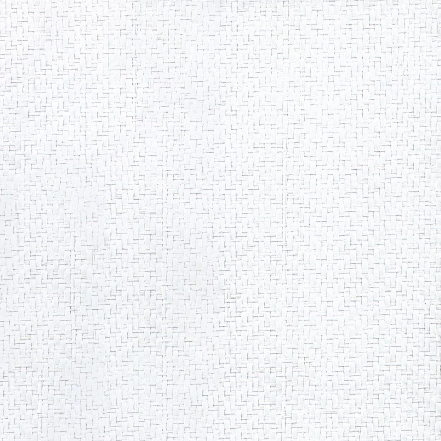 Structural paper wallpaper in herringbone pattern resembling raffia KASANE - BLACK white