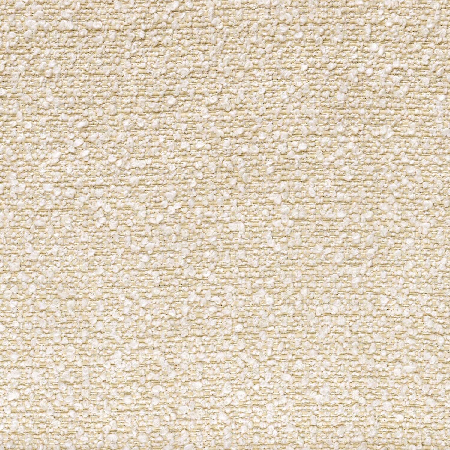 Textured textile wallpaper boucle ETREINTE - CREAM creamy