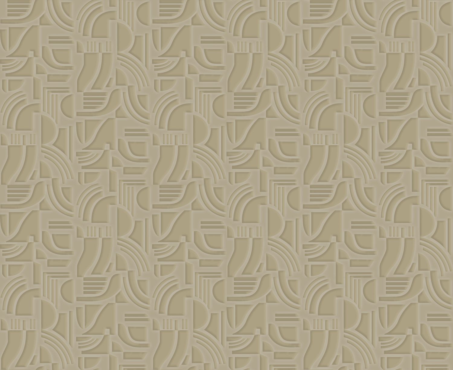 Structuurtapijt met geometrisch patroon ARCANE - BEIGE beige