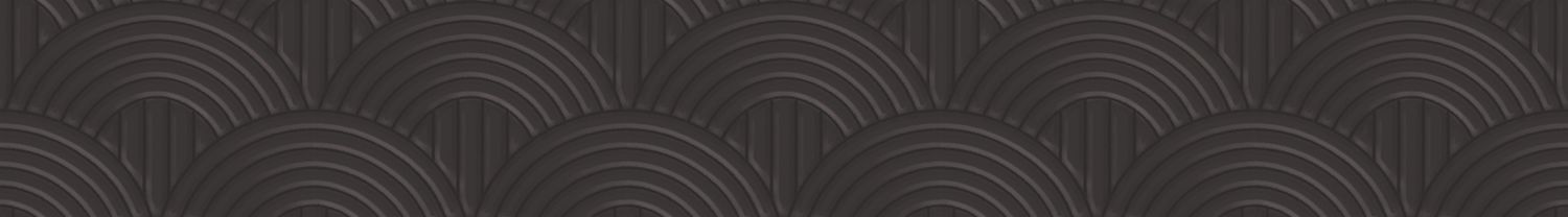 Strukturierte Textiltapete mit geometrischem Bogenmuster VOLUTIS - ANTHRAZIT