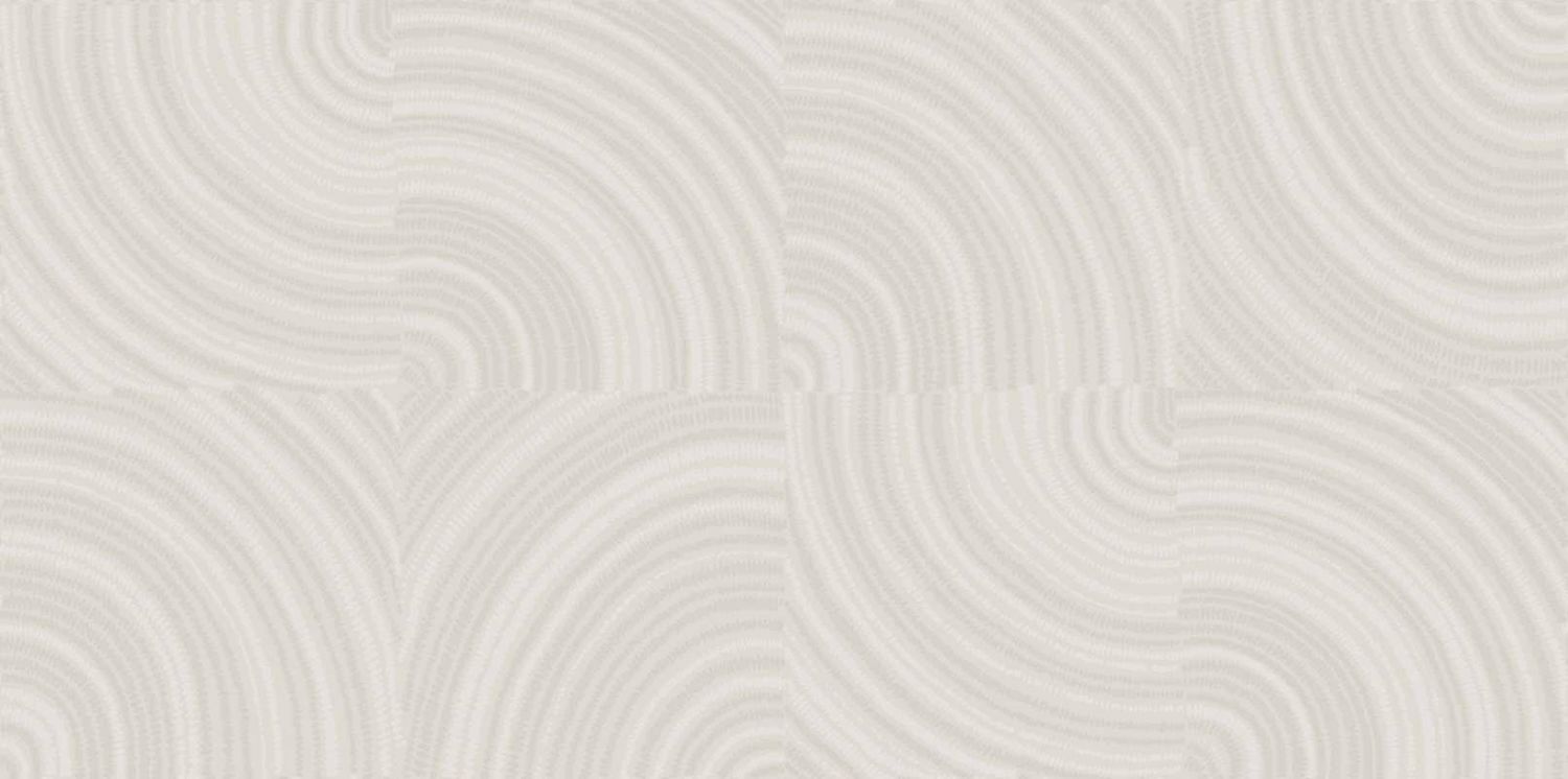 Structuurtapijt met geometrisch patroon ALENTOURS - IVOIRE ORANGE ivoor