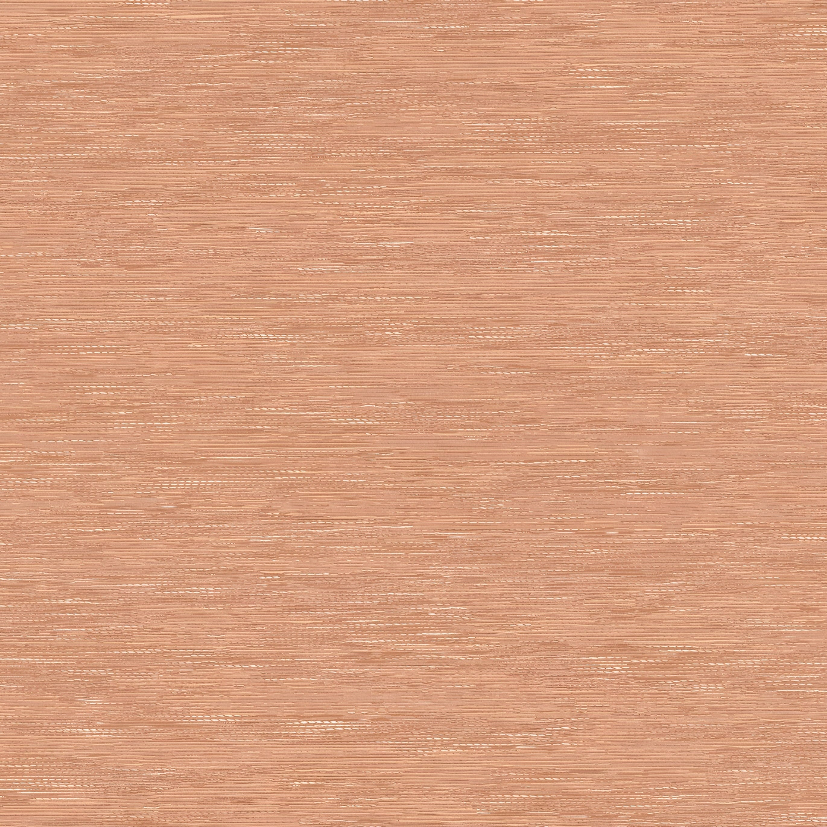 Jacquard Fabric Effect Wallpaper TATAMI - NUDE Almond Coral