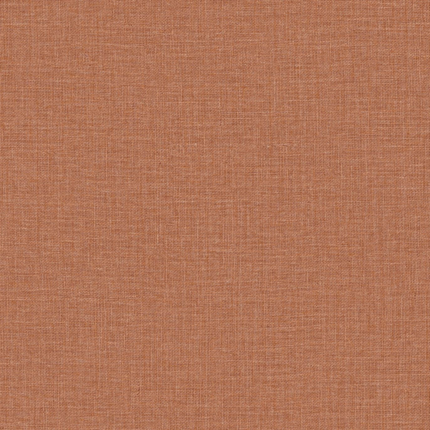 Structural wallpaper imitating canvas LIENZO - TERRE DE SIENNE terracotta